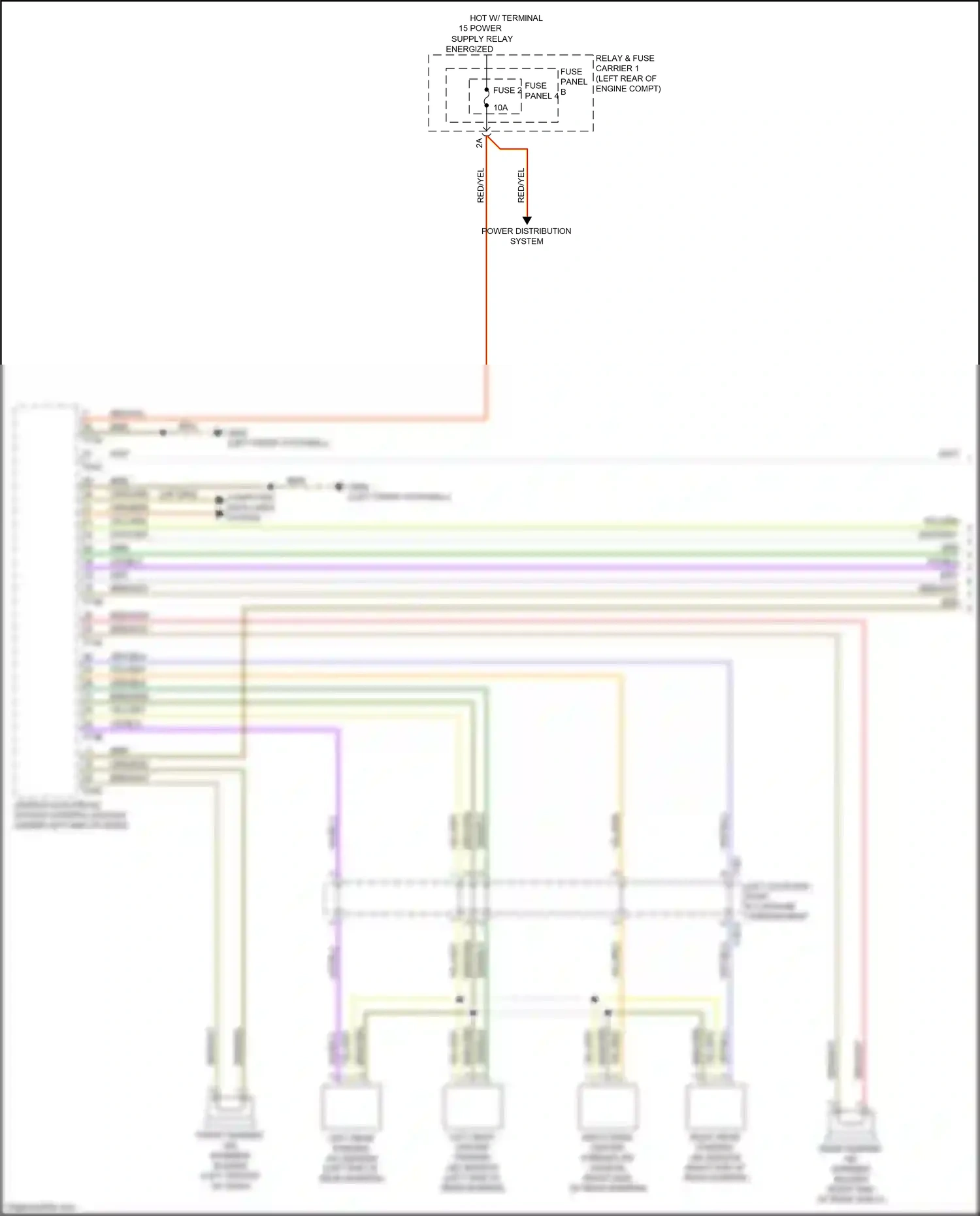 Wiring diagram brn/wht for Audi S4 B9 (2016-2019) (12 of 22)