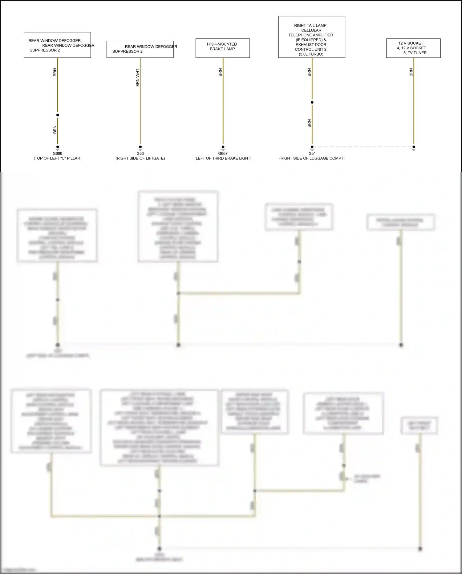 Wiring diagram digital sound system control module for Audi S4 B9 (2016-2019) (1 of 3)