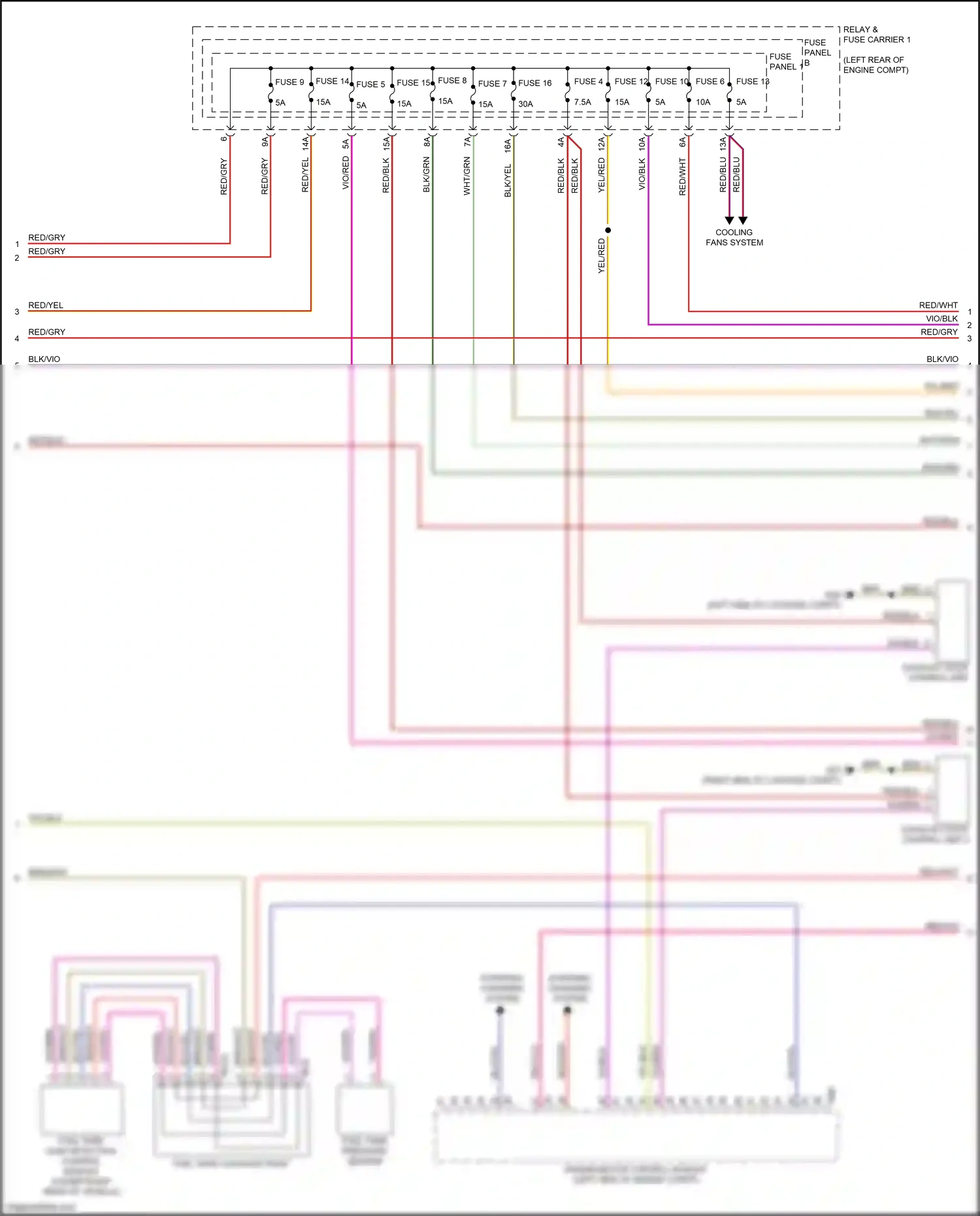 Wiring diagram fuse 12 for Audi S4 B9 (2016-2019) (23 of 23)