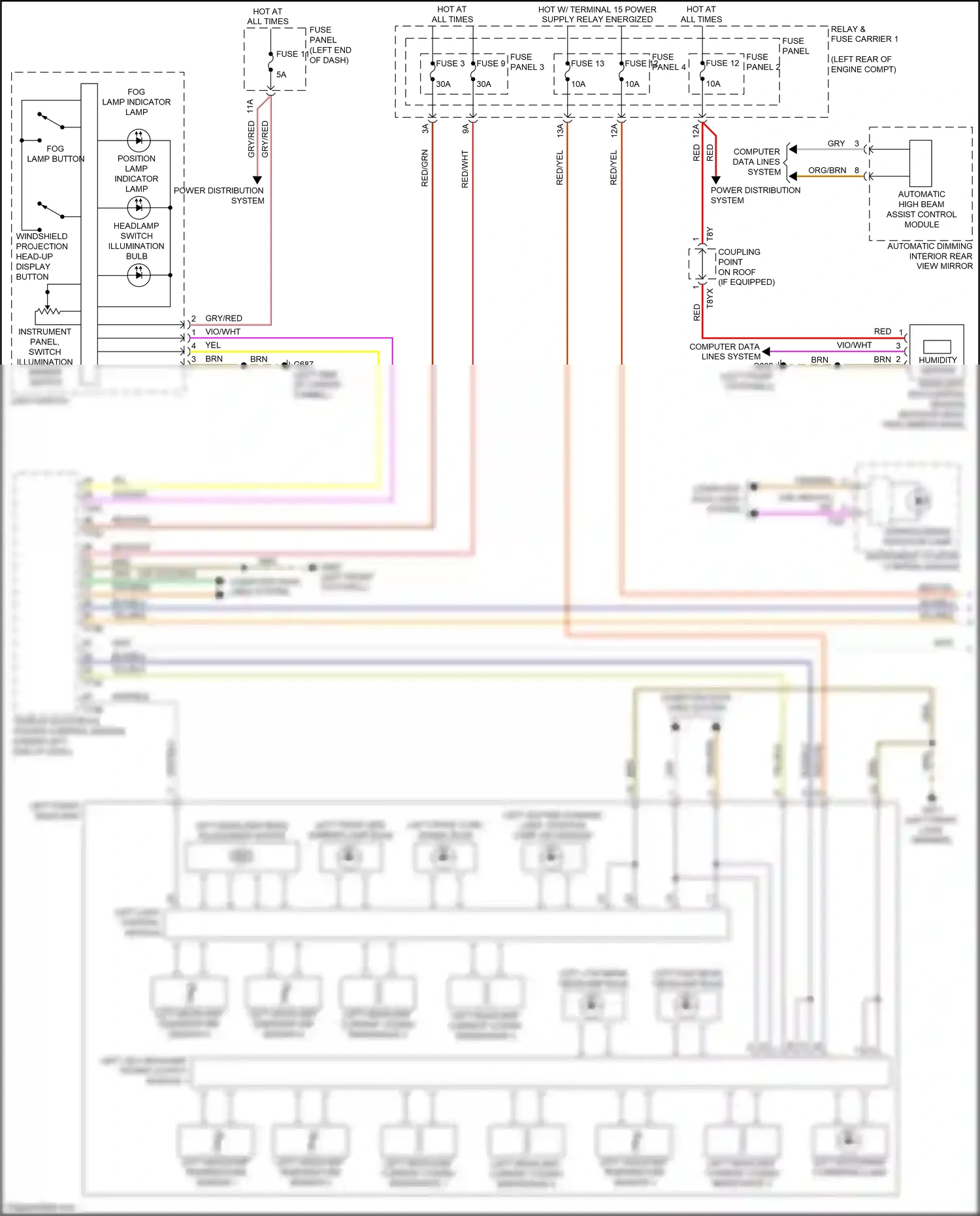 Wiring diagram fuse 13 for Audi S4 B9 (2016-2019) (12 of 16)