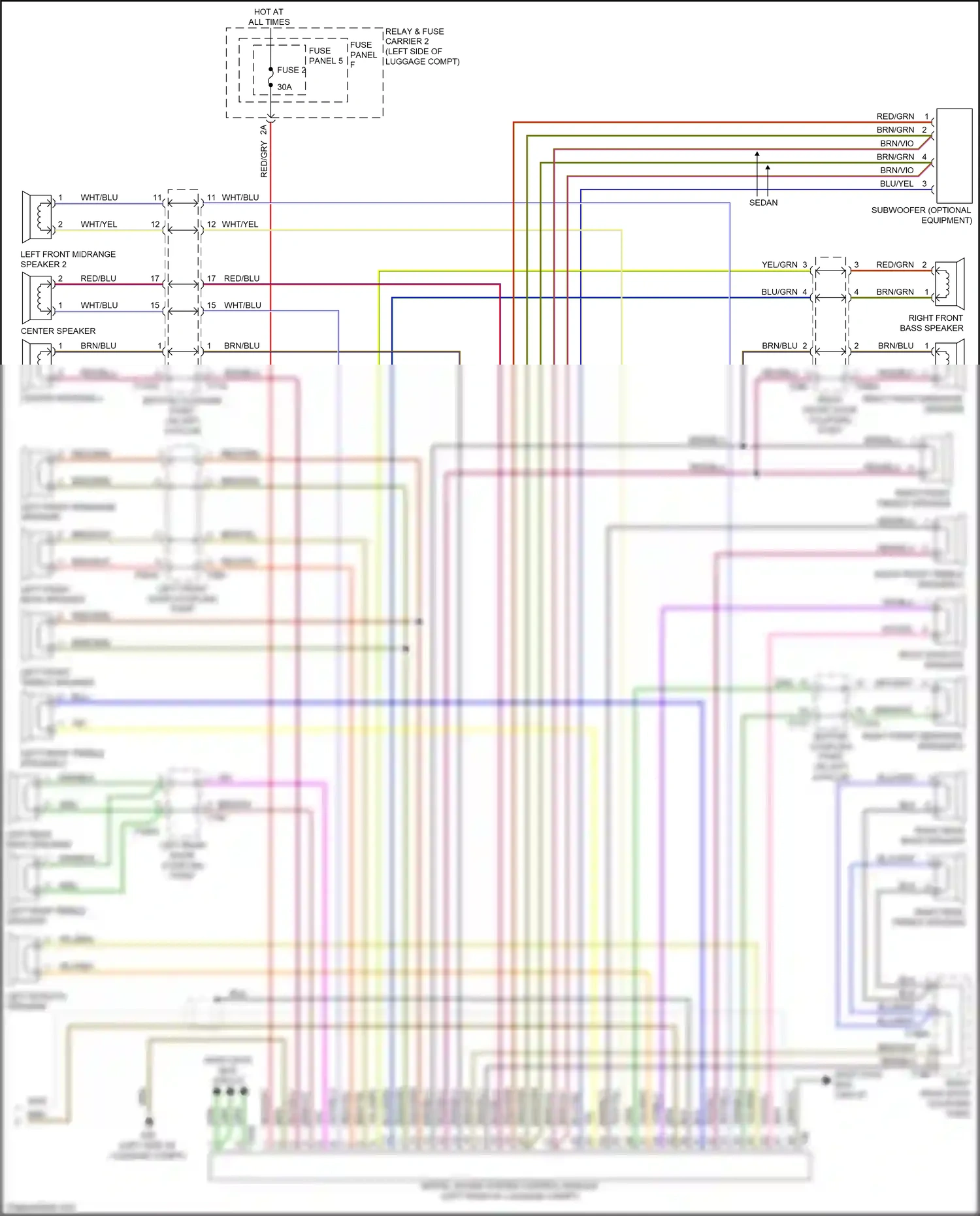 Wiring diagram grn for Audi S4 B9 (2016-2019) (95 of 115)