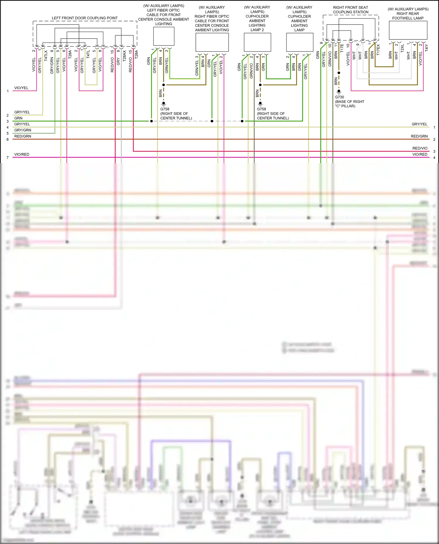 Wiring diagram grn/wht for Audi S4 B9 (2016-2019) (13 of 17)