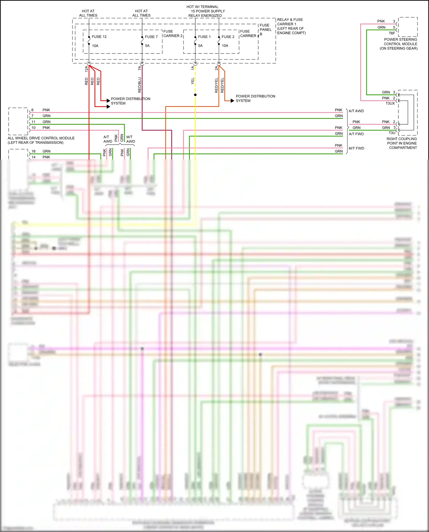 Wiring diagram grn/wht for Audi S4 B9 (2016-2019) (4 of 17)