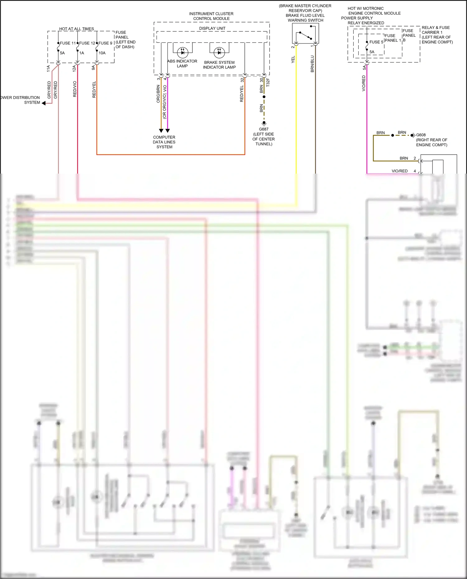 Wiring diagram gry/blu for Audi S4 B9 (2016-2019) (2 of 24)