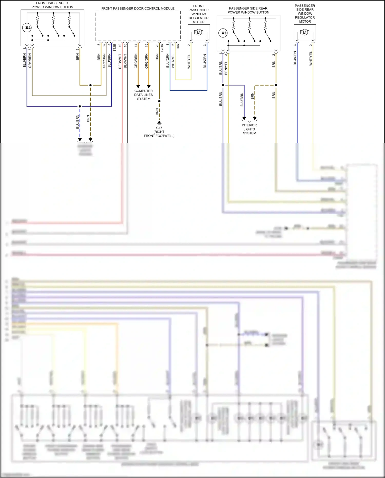 Wiring diagram lock activated for Audi S4 B9 (2016-2019) (1 of 1)