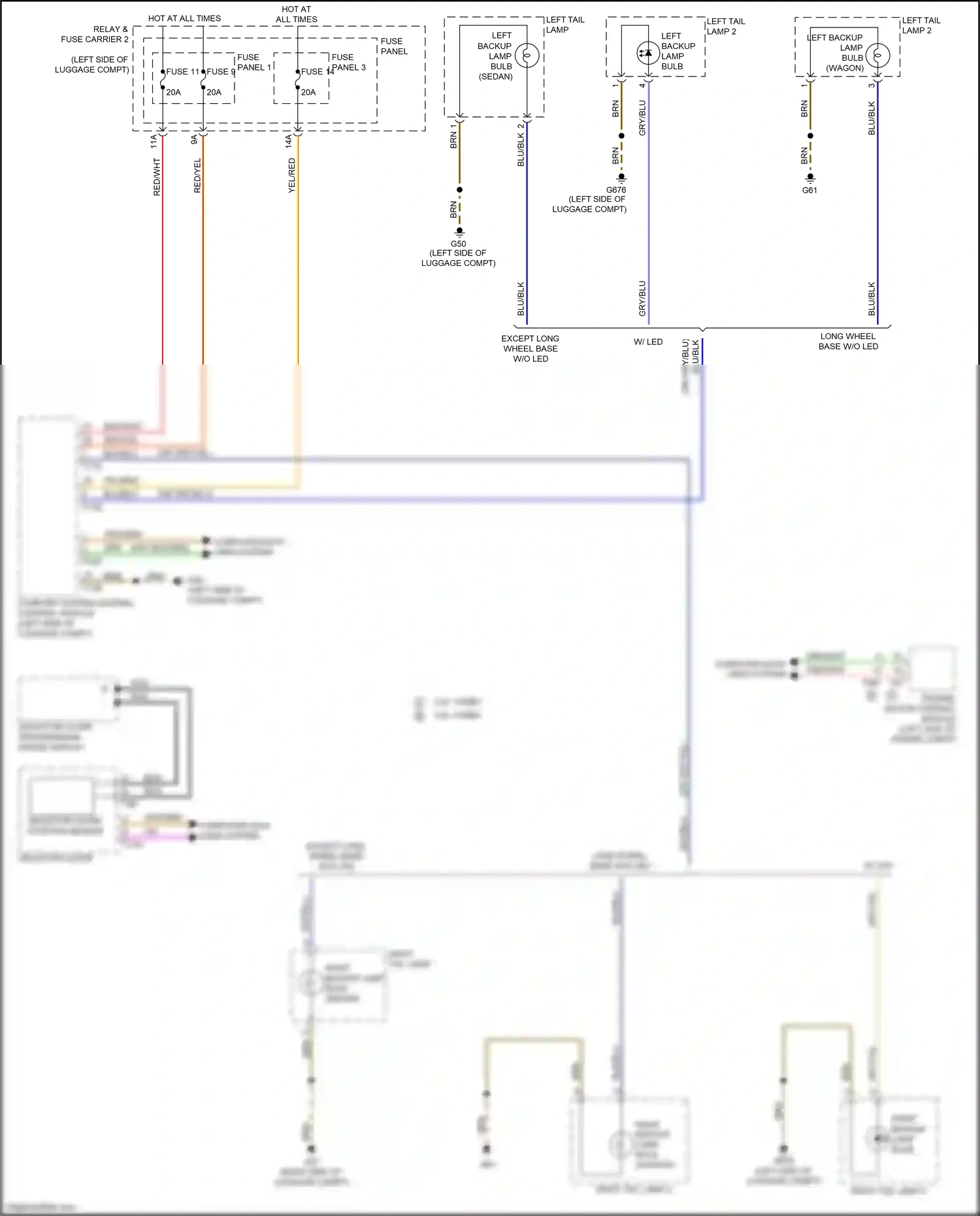 Wiring diagram org/brn for Audi S4 B9 (2016-2019) (11 of 104)