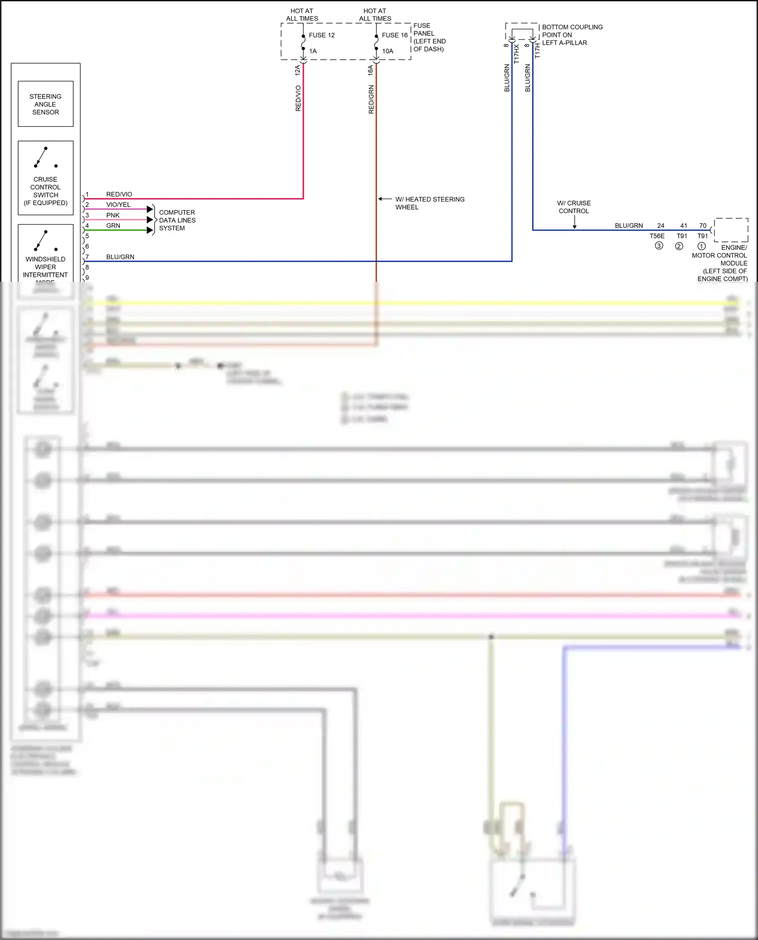 Wiring diagram red for Audi S4 B9 (2016-2019) (32 of 83)