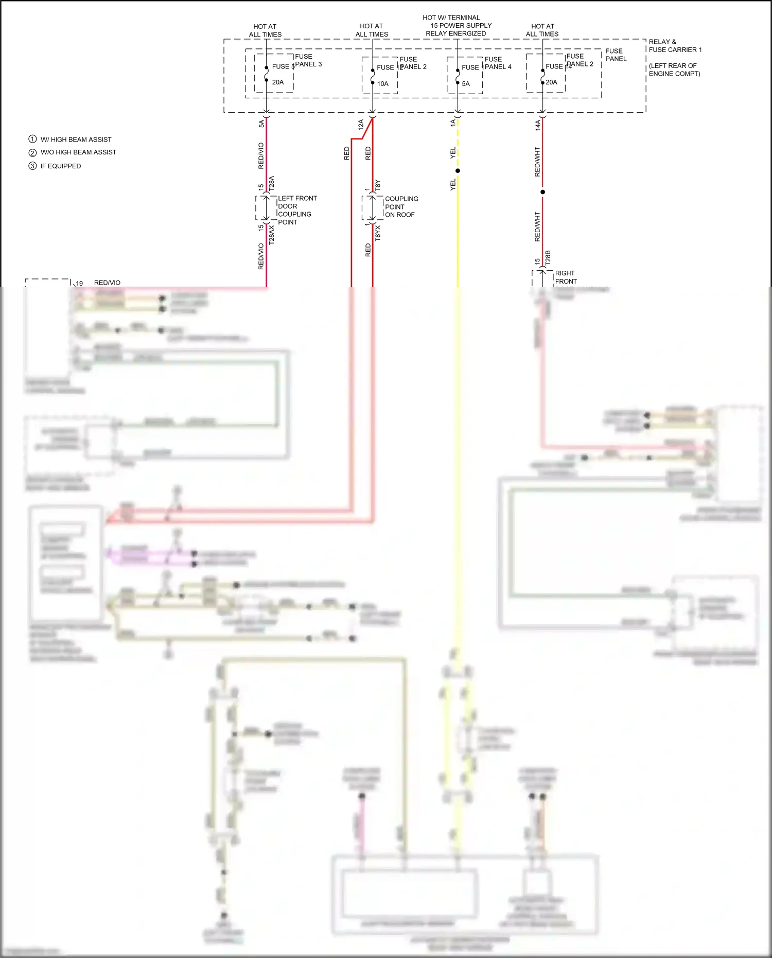 Wiring diagram sunlight photo sensor for Audi S4 B9 (2016-2019) (1 of 1)