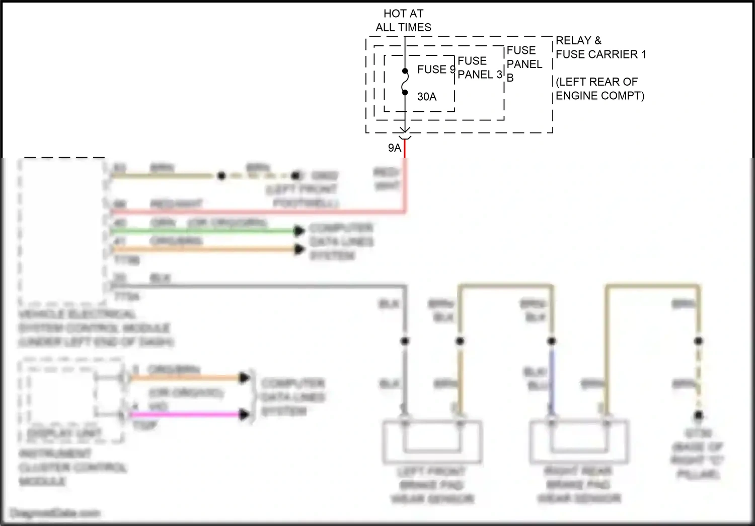 Wiring diagram vio for Audi S4 B9 (2016-2019) (41 of 64)