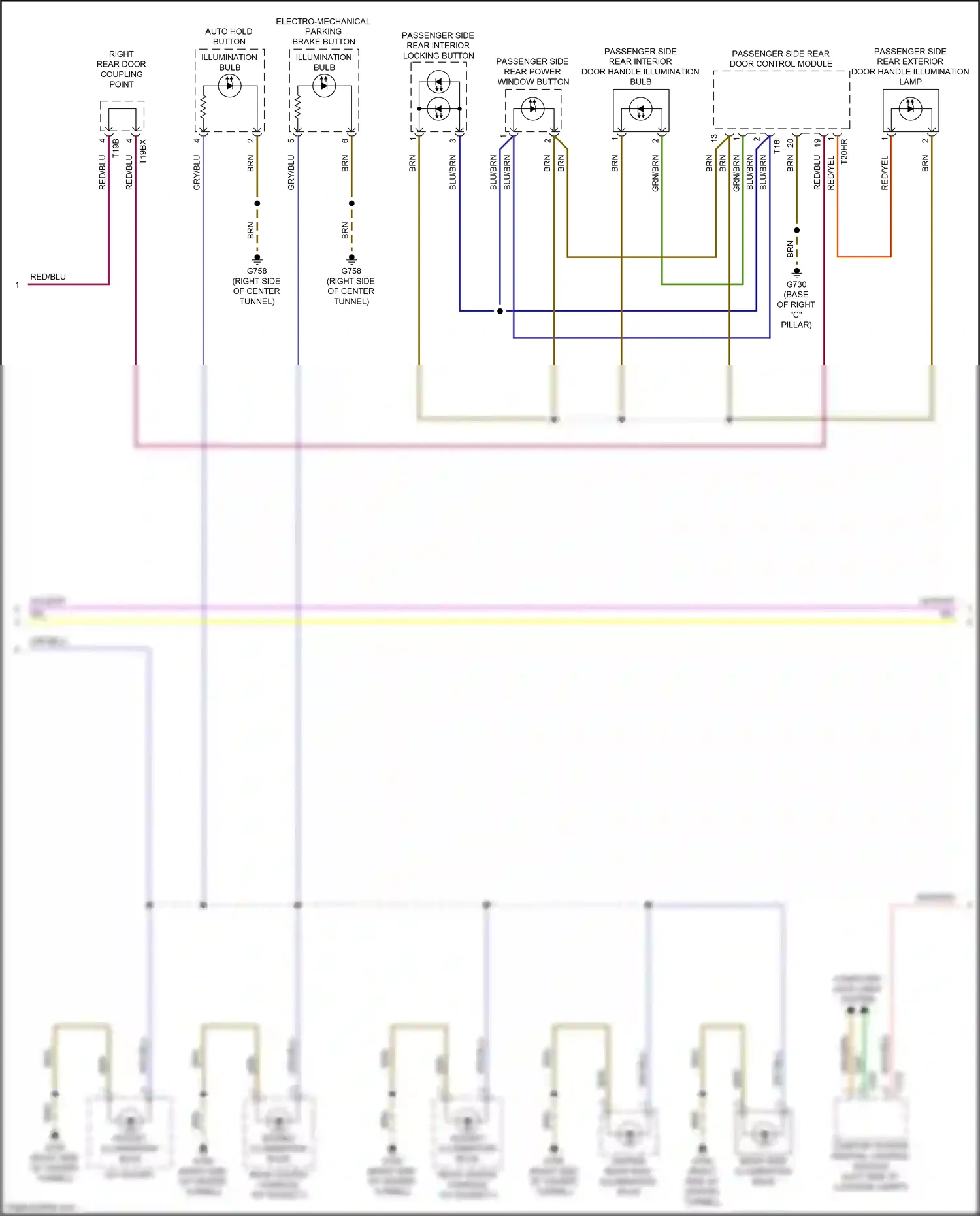 Wiring diagram vio/wht for Audi S4 B9 (2016-2019) (25 of 42)