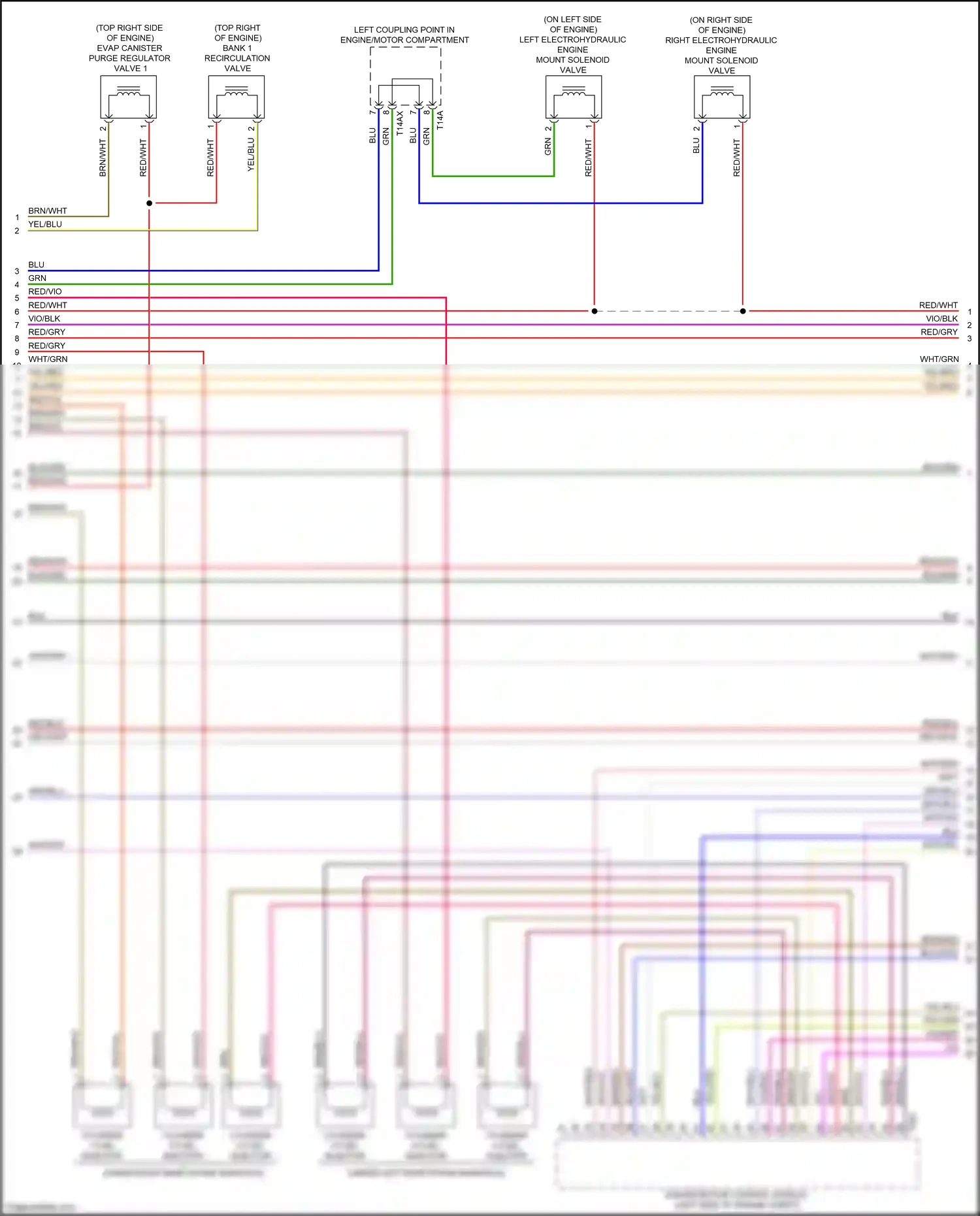 Wiring diagram yel/grn for Audi S4 B9 (2016-2019) (21 of 21)