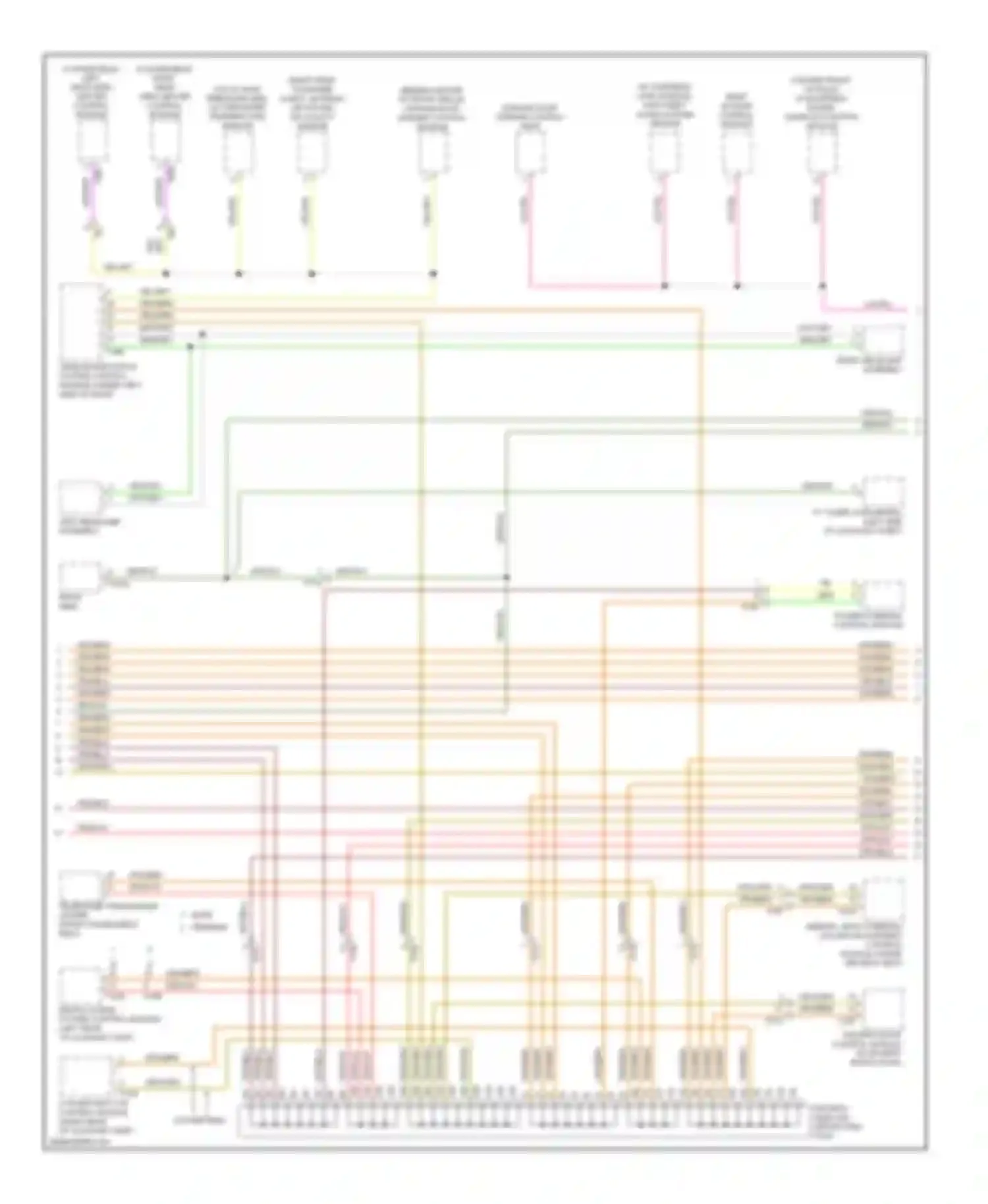 S5 Audi I facelift (2011-2016): Computer data lines circuit (2 of 3)
