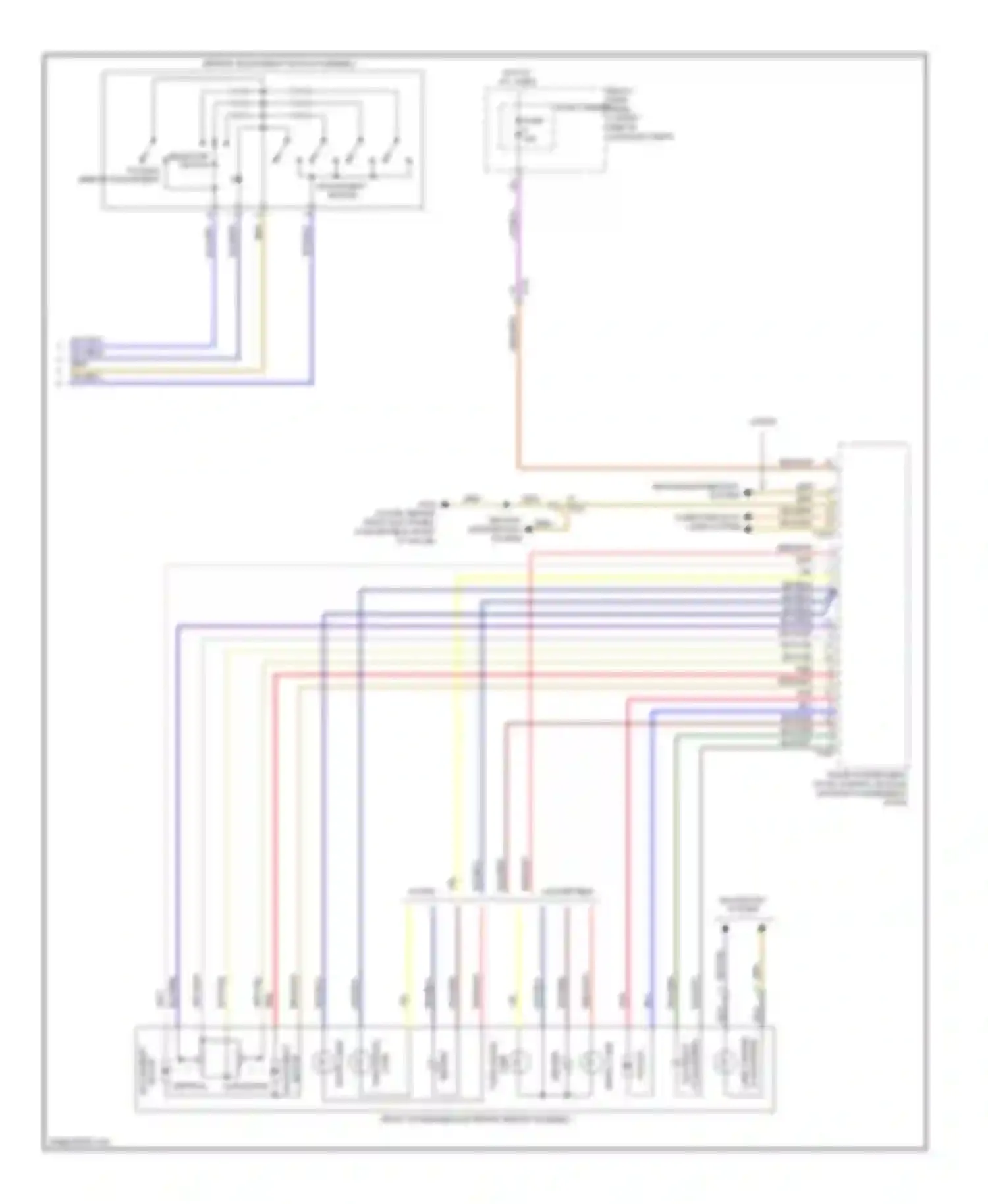 S5 Audi I facelift (2011-2016): Memory mirrors circuit (2 of 2)