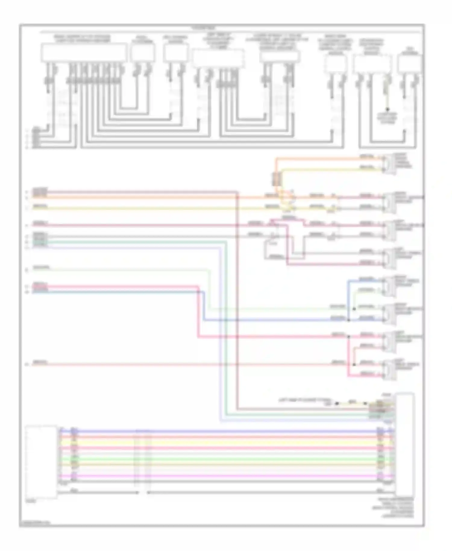 S5 Audi I facelift (2011-2016): Navigation circuit, basic infotainment (2 of 2)