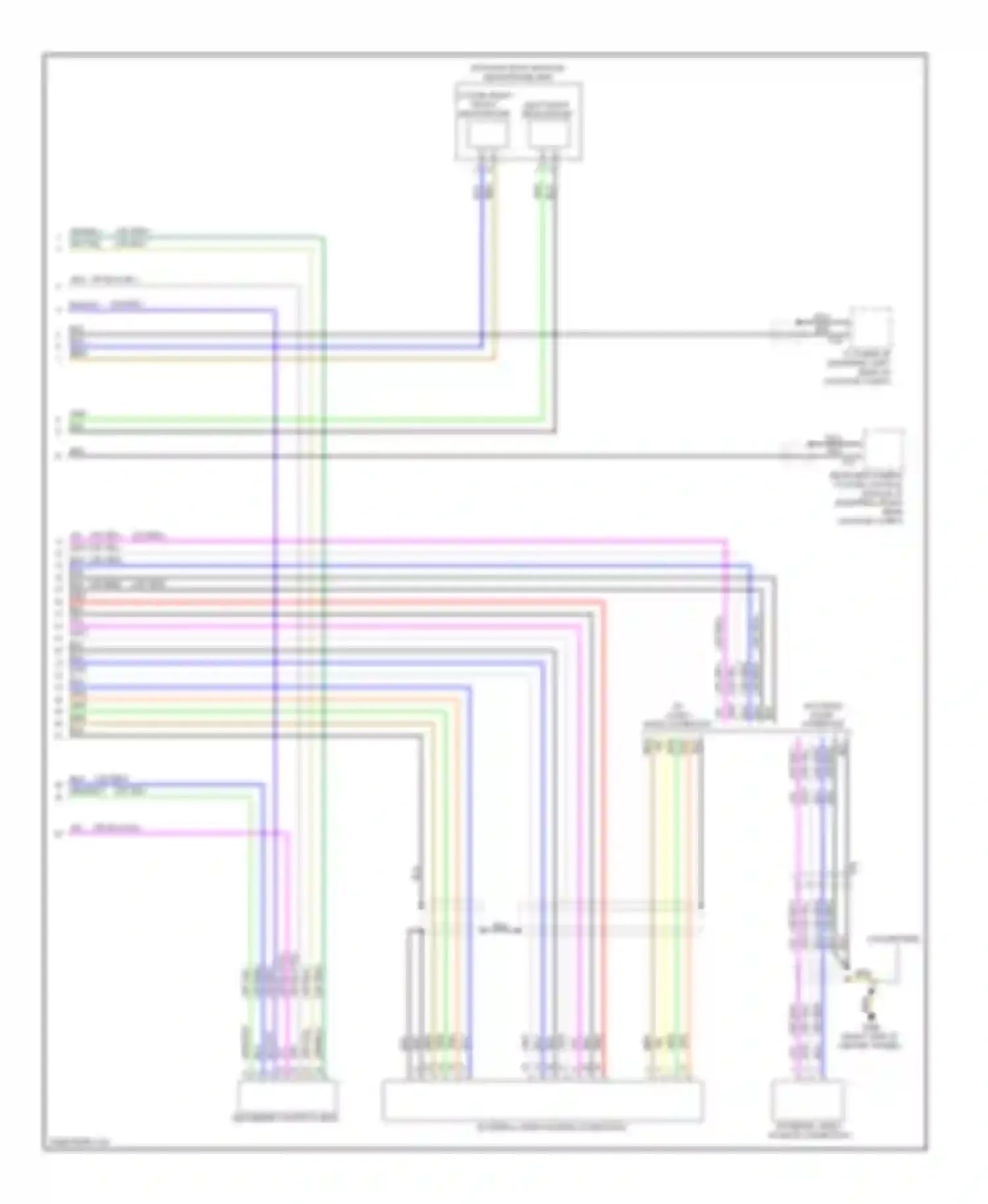 S5 Audi I facelift (2011-2016): Multimedia interface circuit (2 of 2)