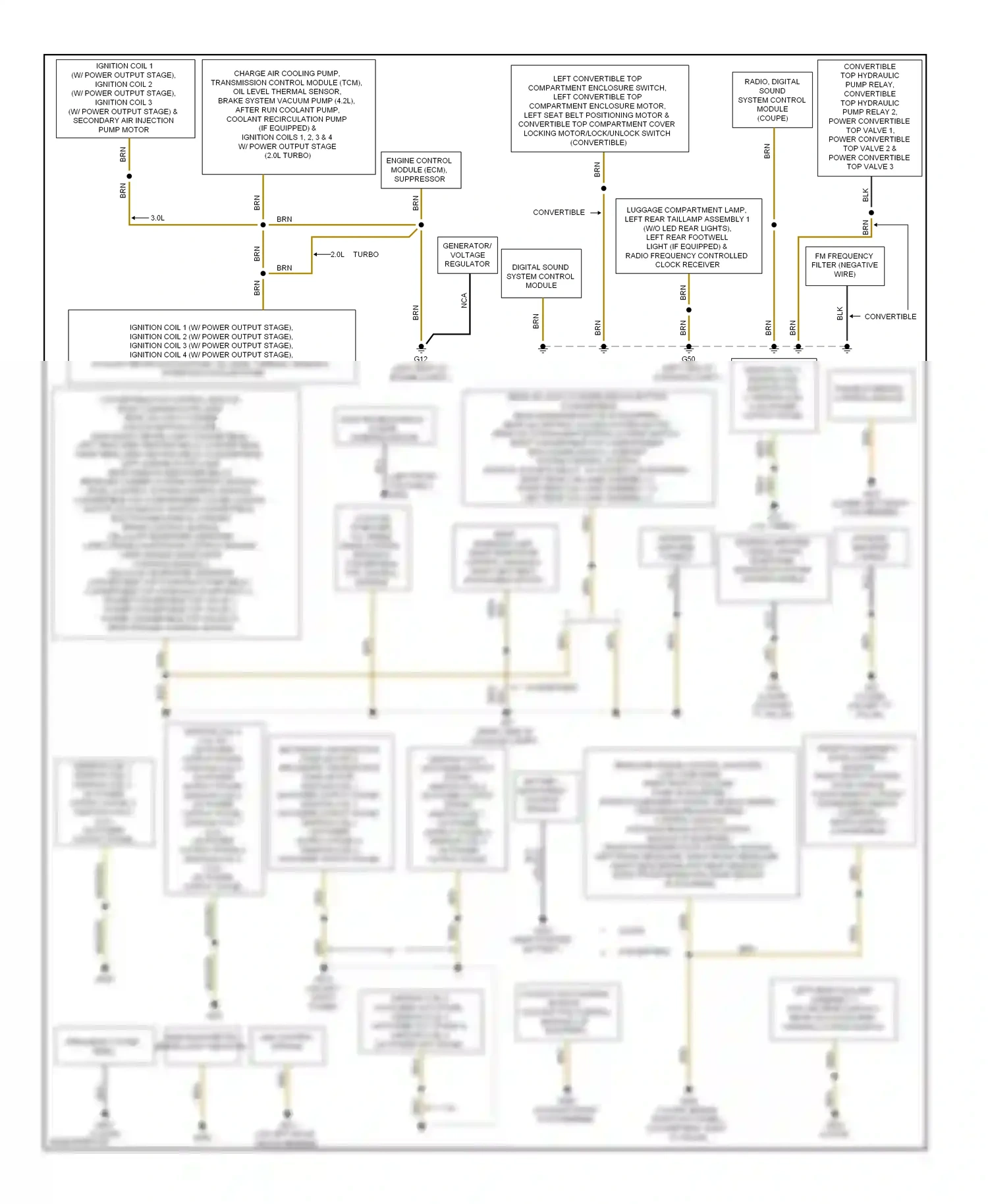 Wiring diagram 4.2l for Audi S5 I facelift (2011-2016) (4 of 15)