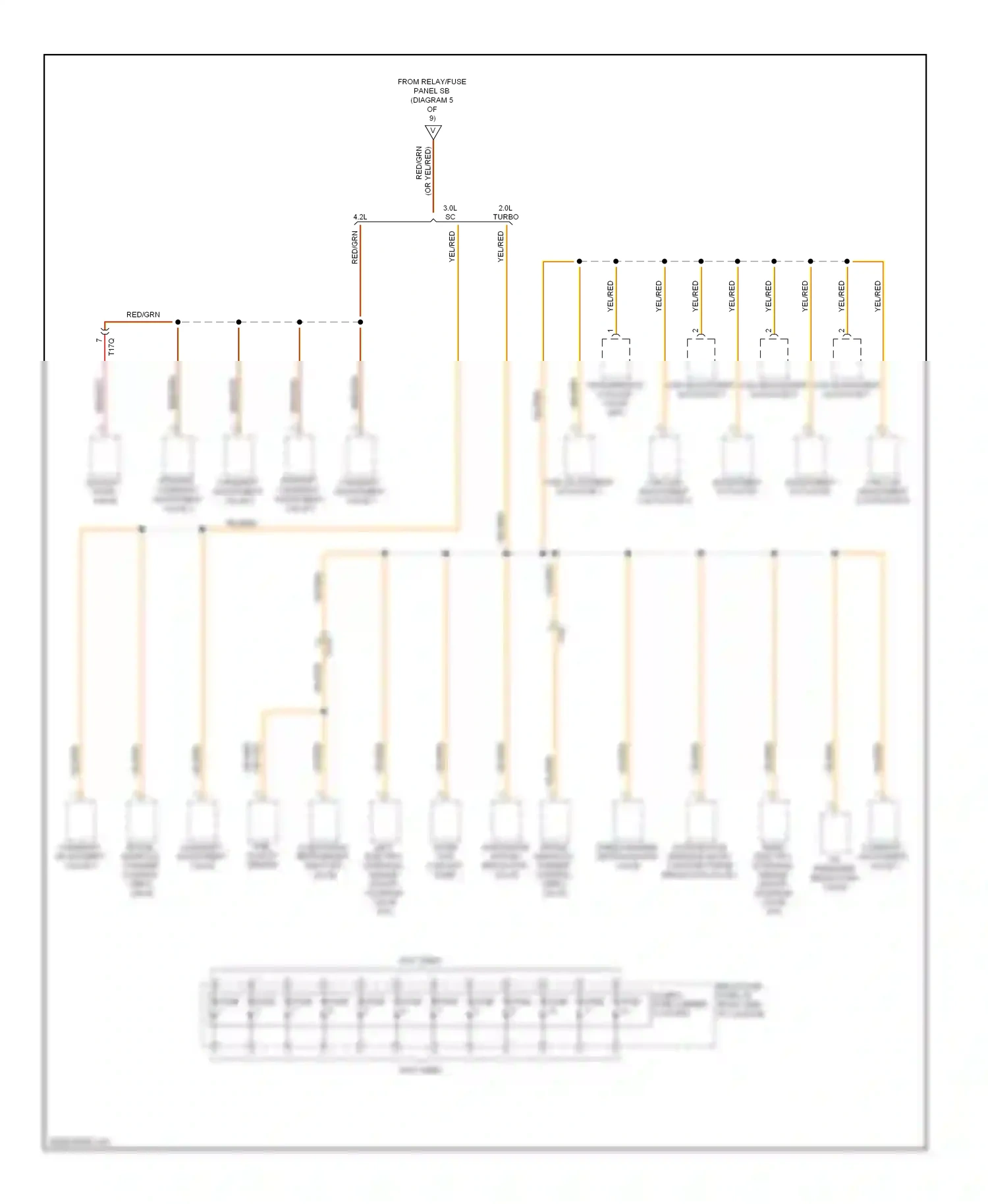 Wiring diagram cam adjustment actuator 8 for Audi S5 I facelift (2011-2016) (2 of 2)
