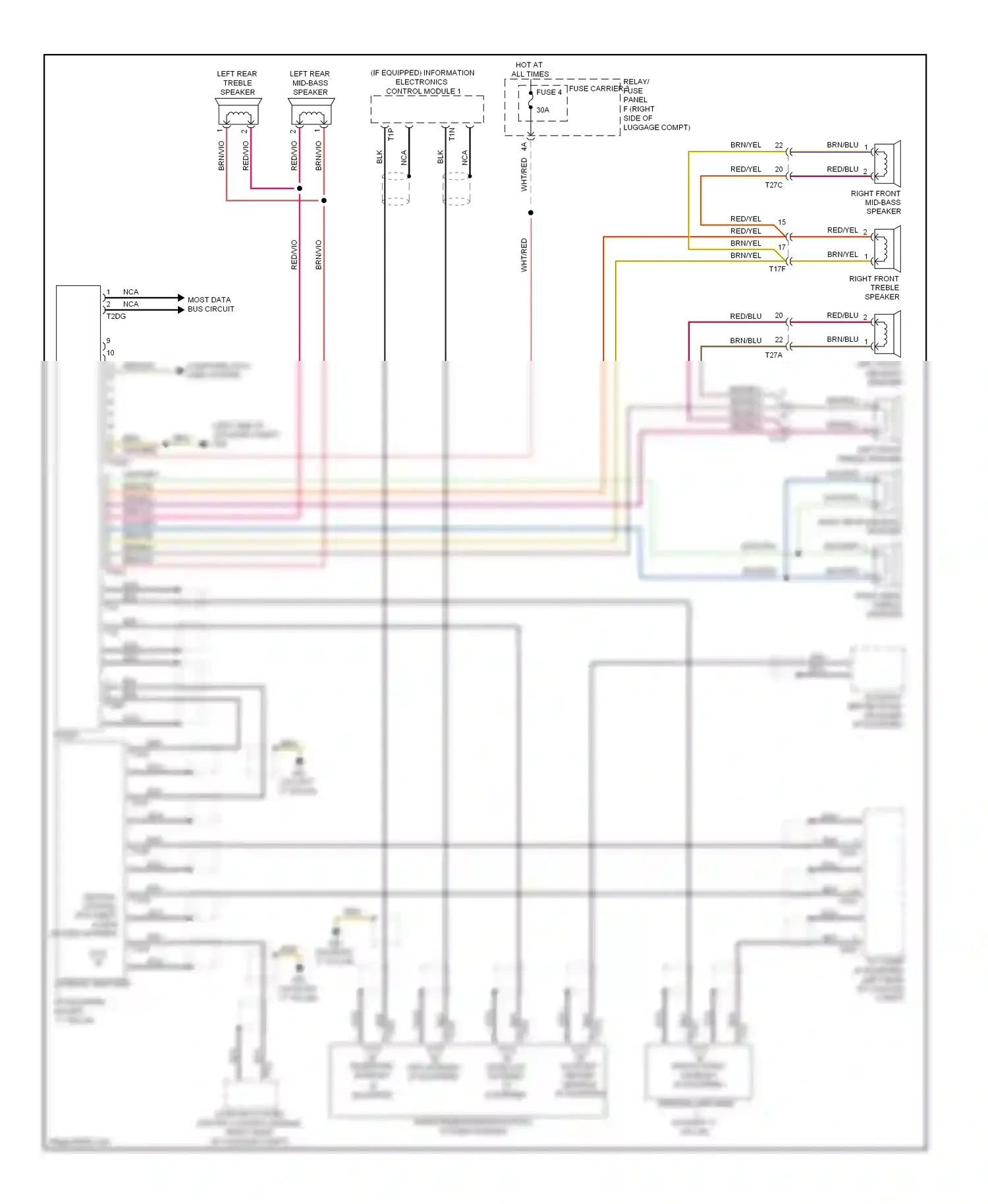 Wiring diagram computer data lines system for Audi S5 I facelift (2011-2016) (52 of 149)