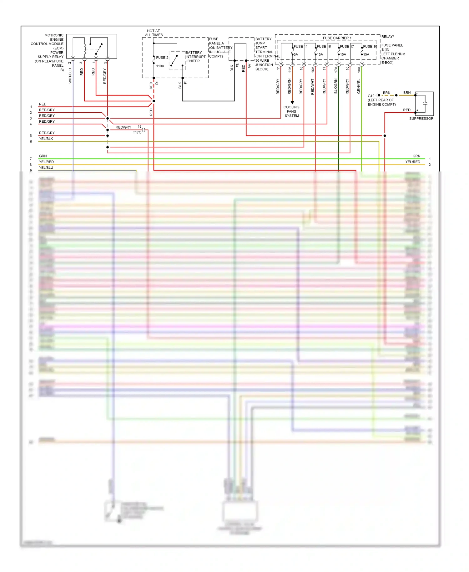 Wiring diagram fuse 16 for Audi S5 I facelift (2011-2016) (7 of 7)