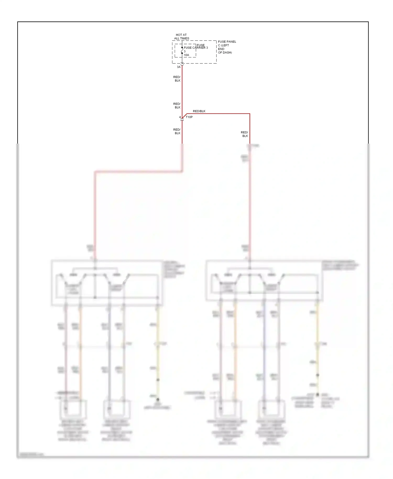 Wiring diagram fuse 3 for Audi S5 I facelift (2011-2016) (11 of 34)