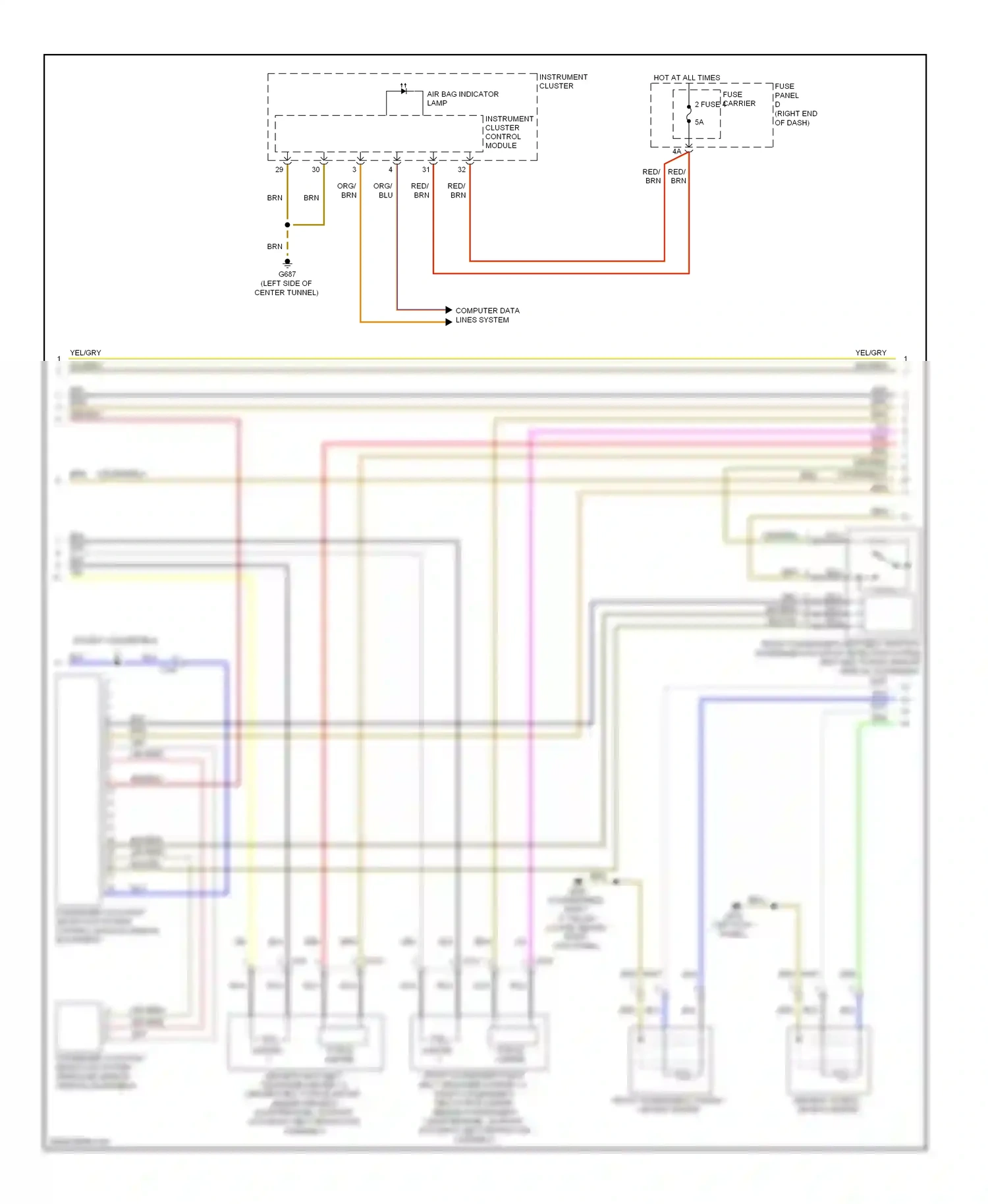 Wiring diagram grn/red for Audi S5 I facelift (2011-2016) (17 of 29)