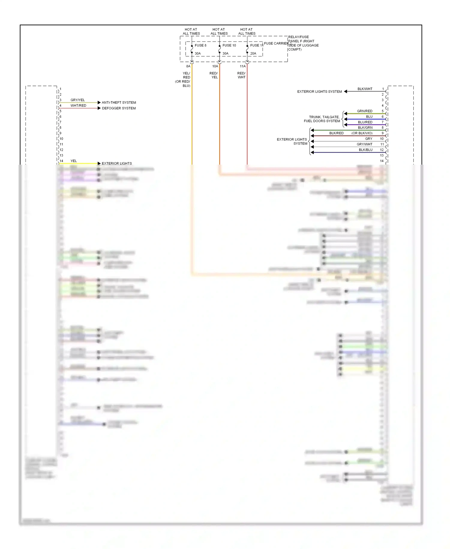 Wiring diagram grn/yel for Audi S5 I facelift (2011-2016) (4 of 48)