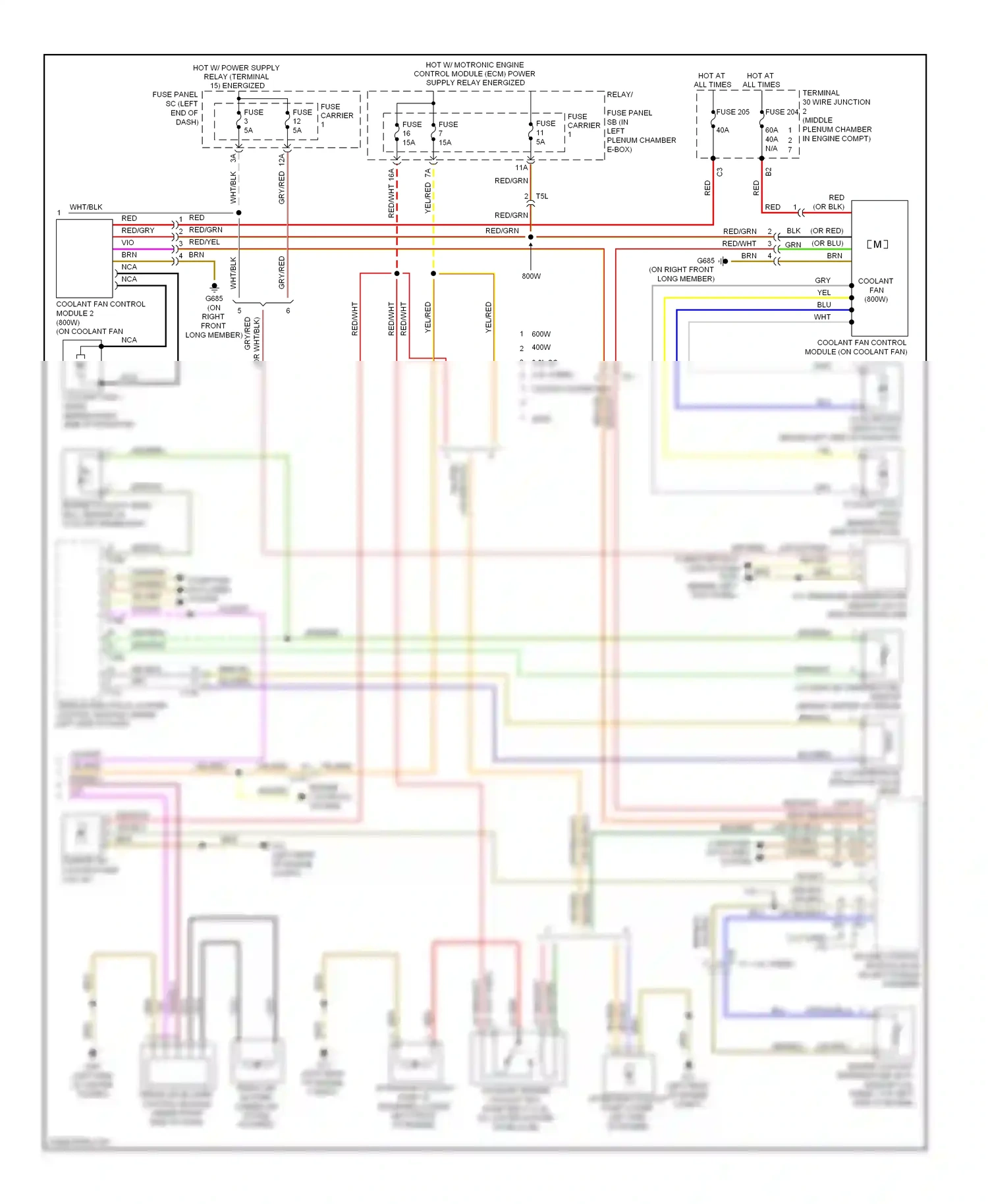 Wiring diagram outside air temperature sensor for Audi S5 I facelift (2011-2016) (2 of 3)