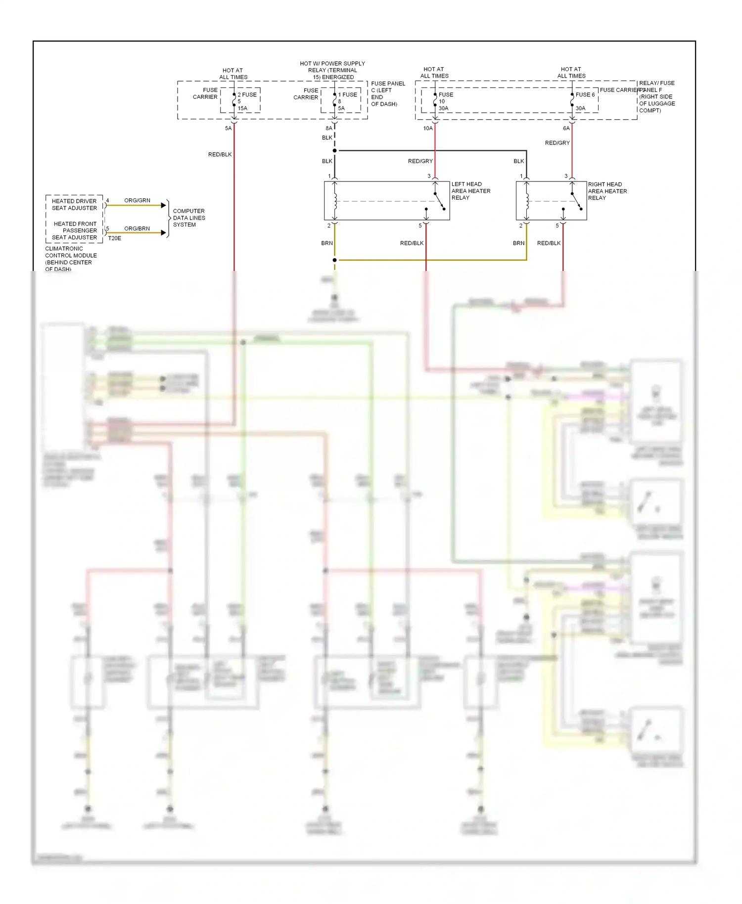 Wiring diagram red/gry for Audi S5 I facelift (2011-2016) (32 of 62)