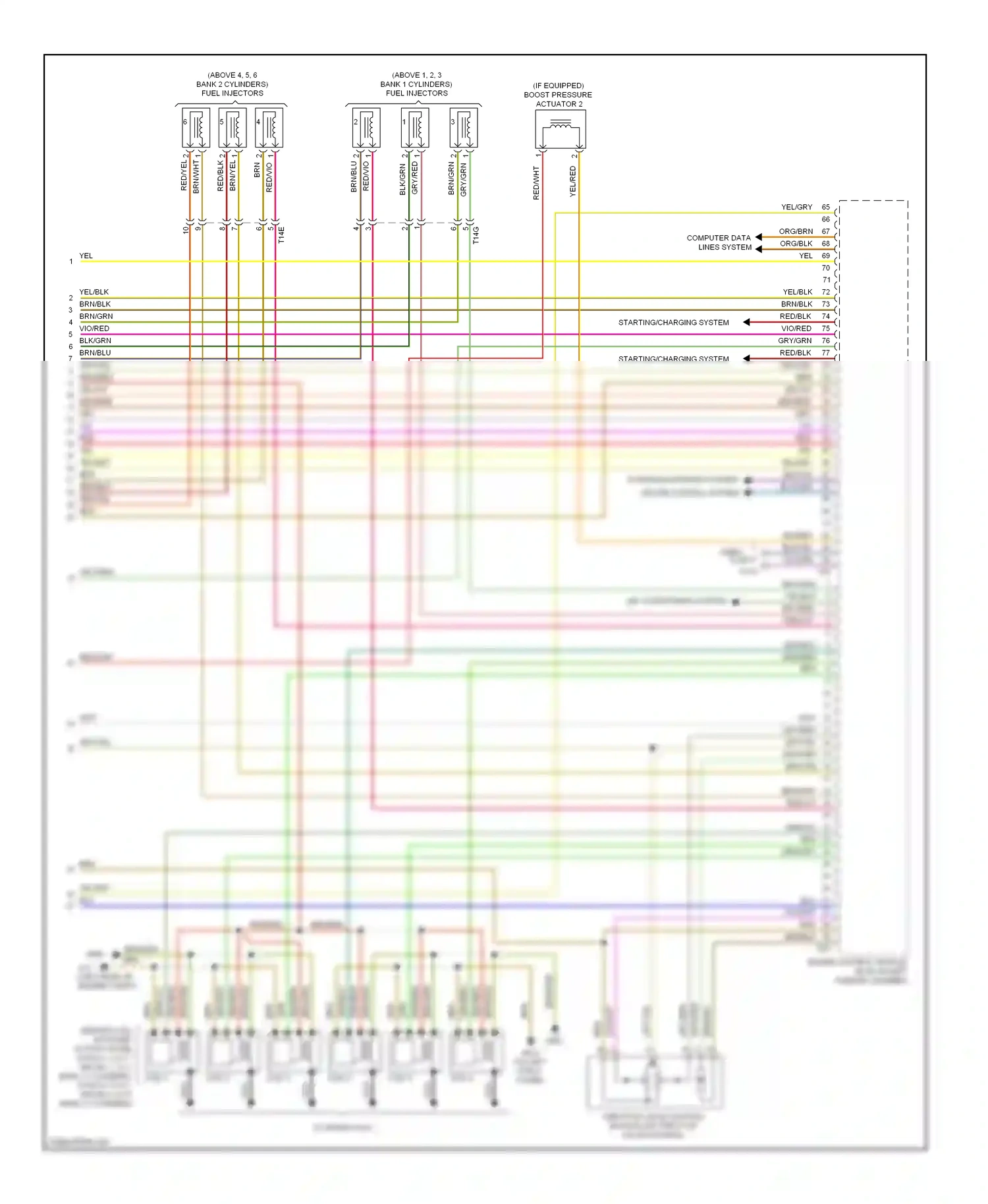 Wiring diagram starting/charging system cruise control system for Audi S5 I facelift (2011-2016) (1 of 1)