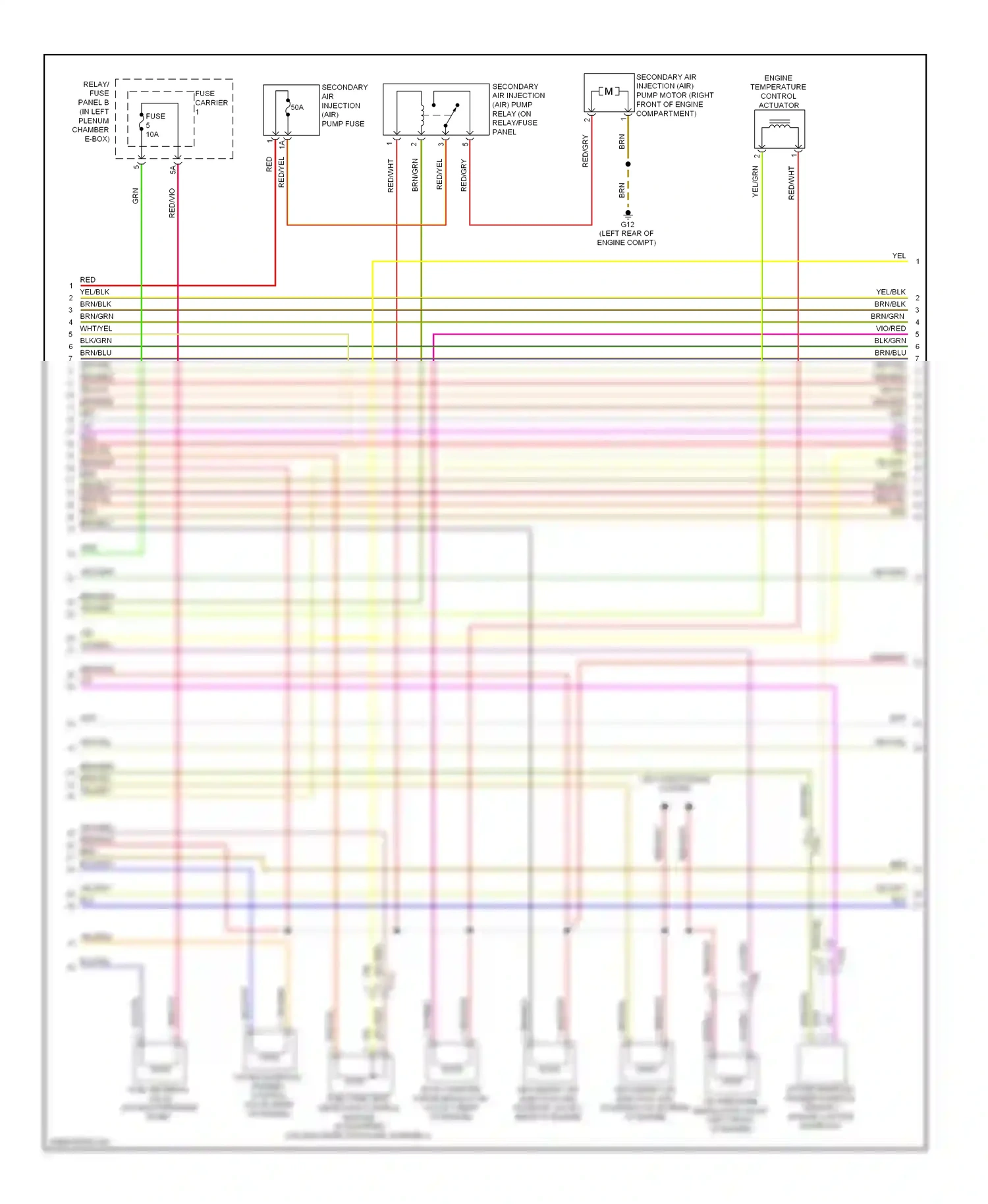 Wiring diagram yel/grn for Audi S5 I facelift (2011-2016) (10 of 17)