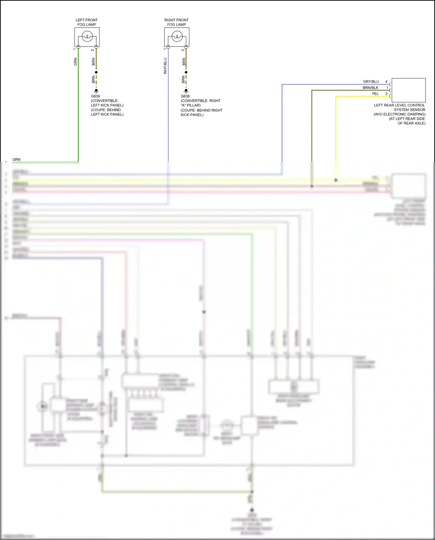 Wiring diagram right drl, parking lamp control module for Audi S5 I facelift (2011-2016) (3 of 3)