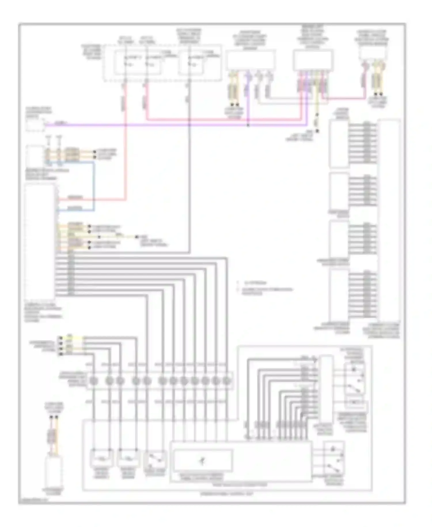 S5 Audi I facelift (2011-2016): Electronic power steering circuit