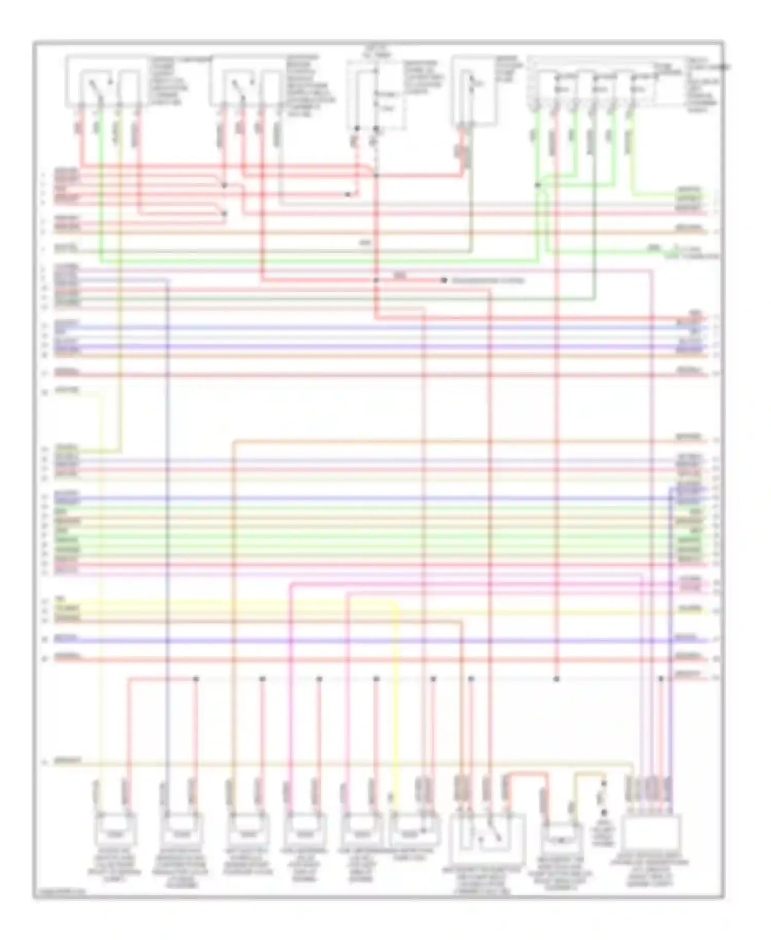 S5 Audi I facelift (2011-2016): Wiring diagram engine performance 4.2l (2 of 7)