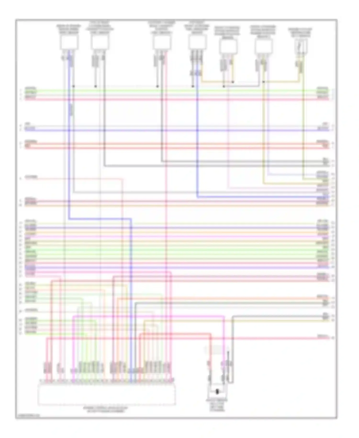 S5 Audi I facelift (2011-2016): Wiring diagram engine performance 4.2l (5 of 7)