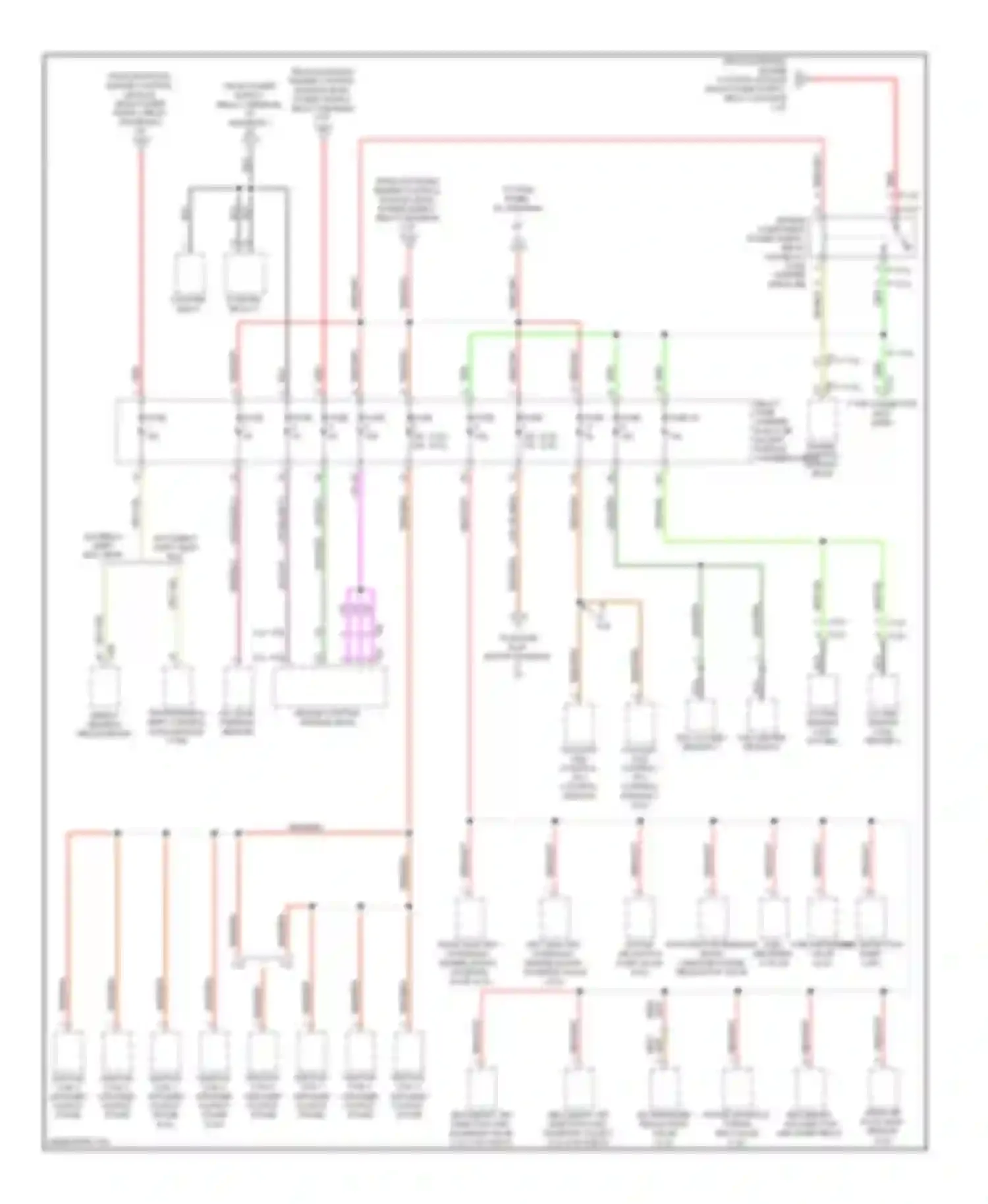 S5 Audi I facelift (2011-2016): Power distribution circuit (5 of 7)