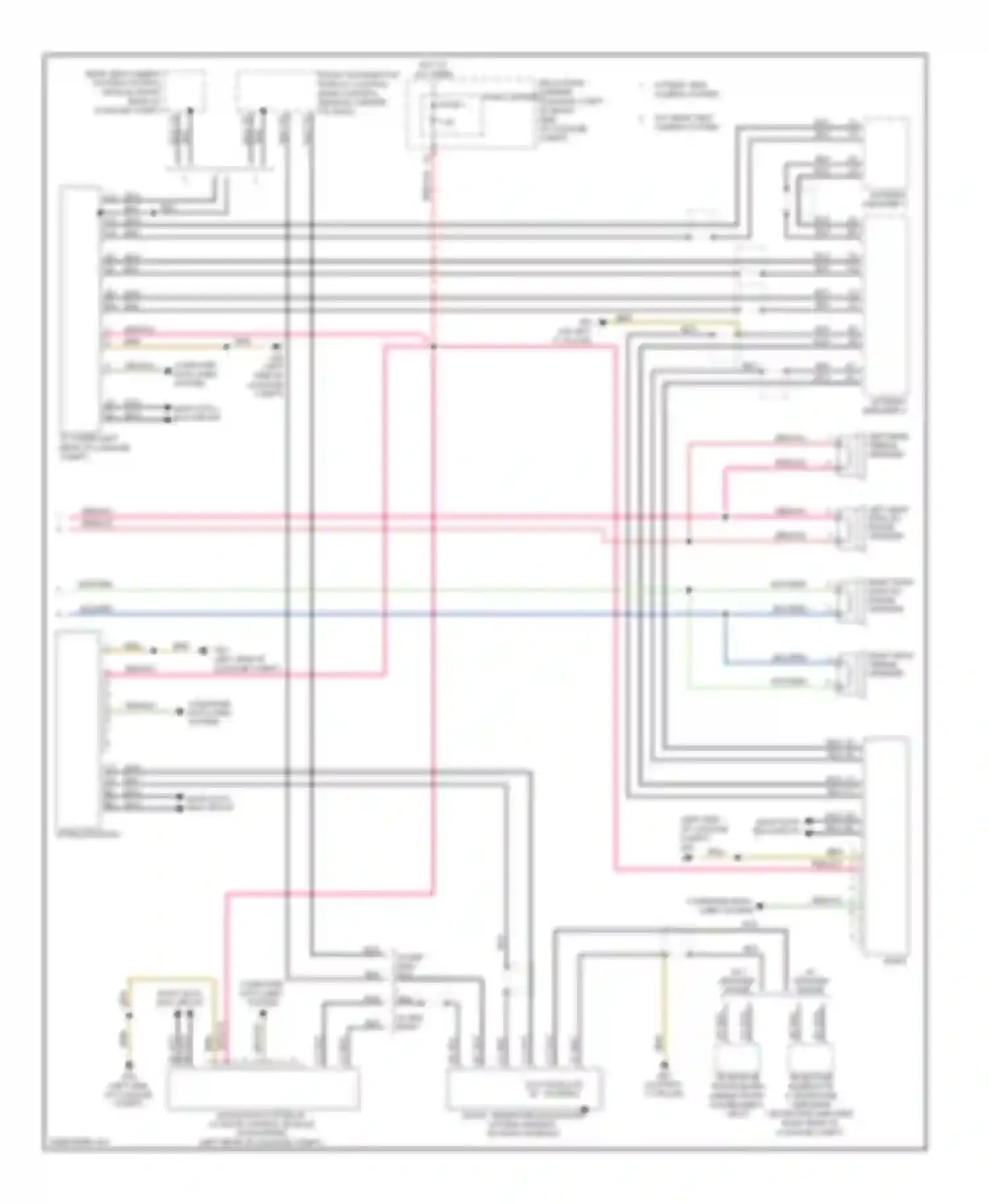 S5 Audi I facelift (2011-2016): Radio circuit, basic mmi (2 of 2)