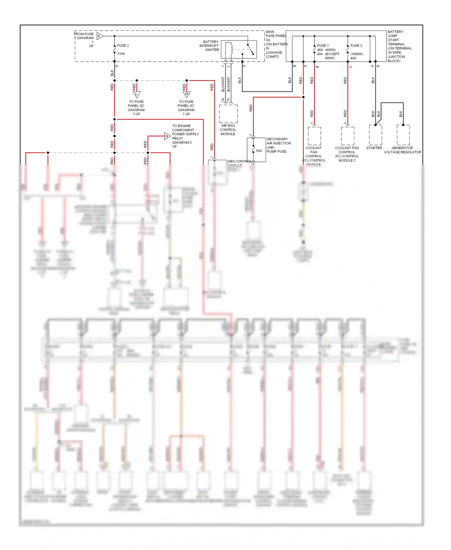 Wiring diagram abs control module for Audi S5 I facelift (2011-2016) (7 of 10)
