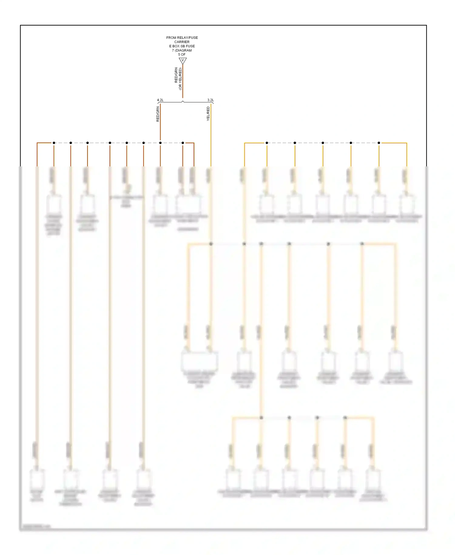 Wiring diagram cam adjustment actuator 3 for Audi S5 I facelift (2011-2016) (1 of 2)