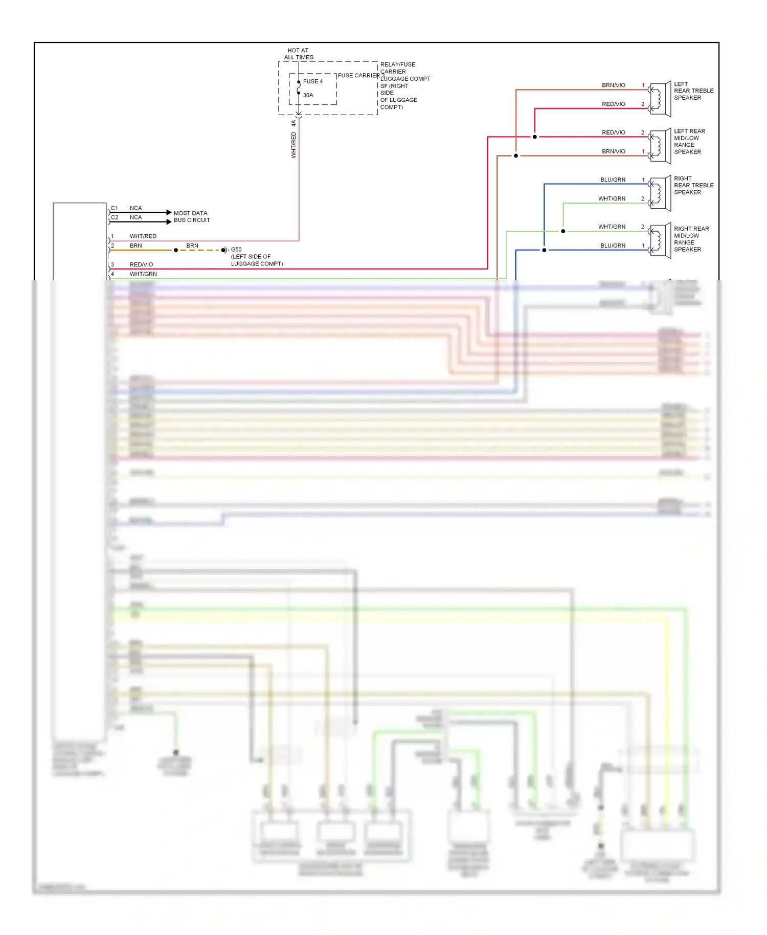 Wiring diagram computer data lines system for Audi S5 I facelift (2011-2016) (134 of 149)