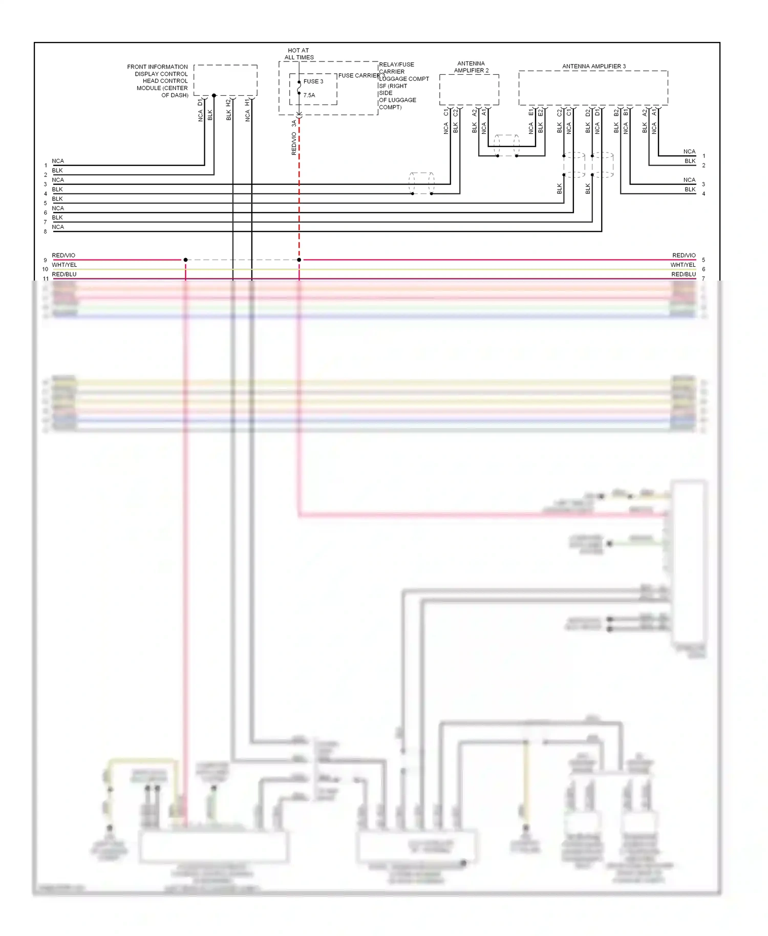 Wiring diagram computer data lines system for Audi S5 I facelift (2011-2016) (138 of 149)