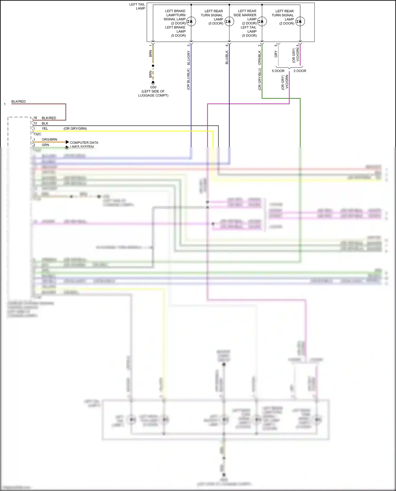 Wiring diagram blk/blu for Audi S5 II facelift (2019-2024) (3 of 22)