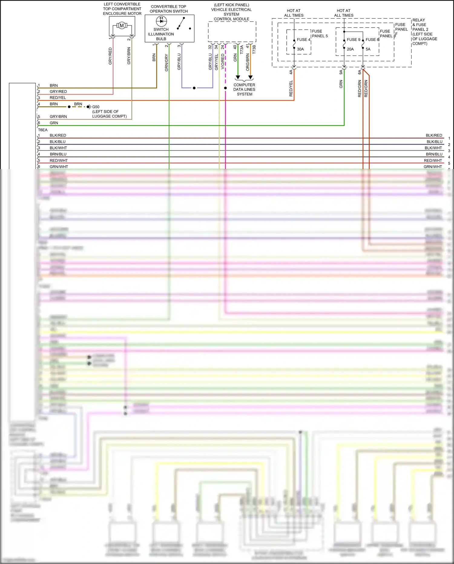Wiring diagram blk/red for Audi S5 II facelift (2019-2024) (12 of 21)