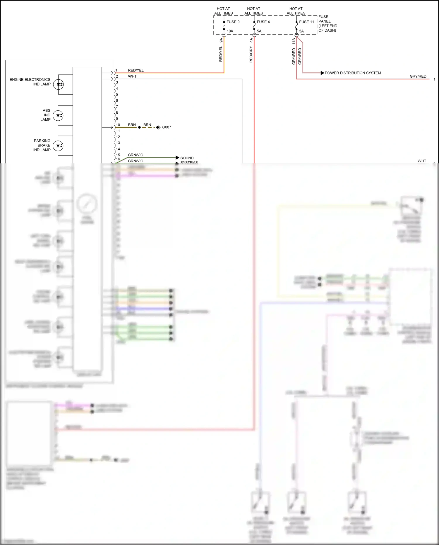 Wiring diagram brn for Audi S5 II facelift (2019-2024) (67 of 155)