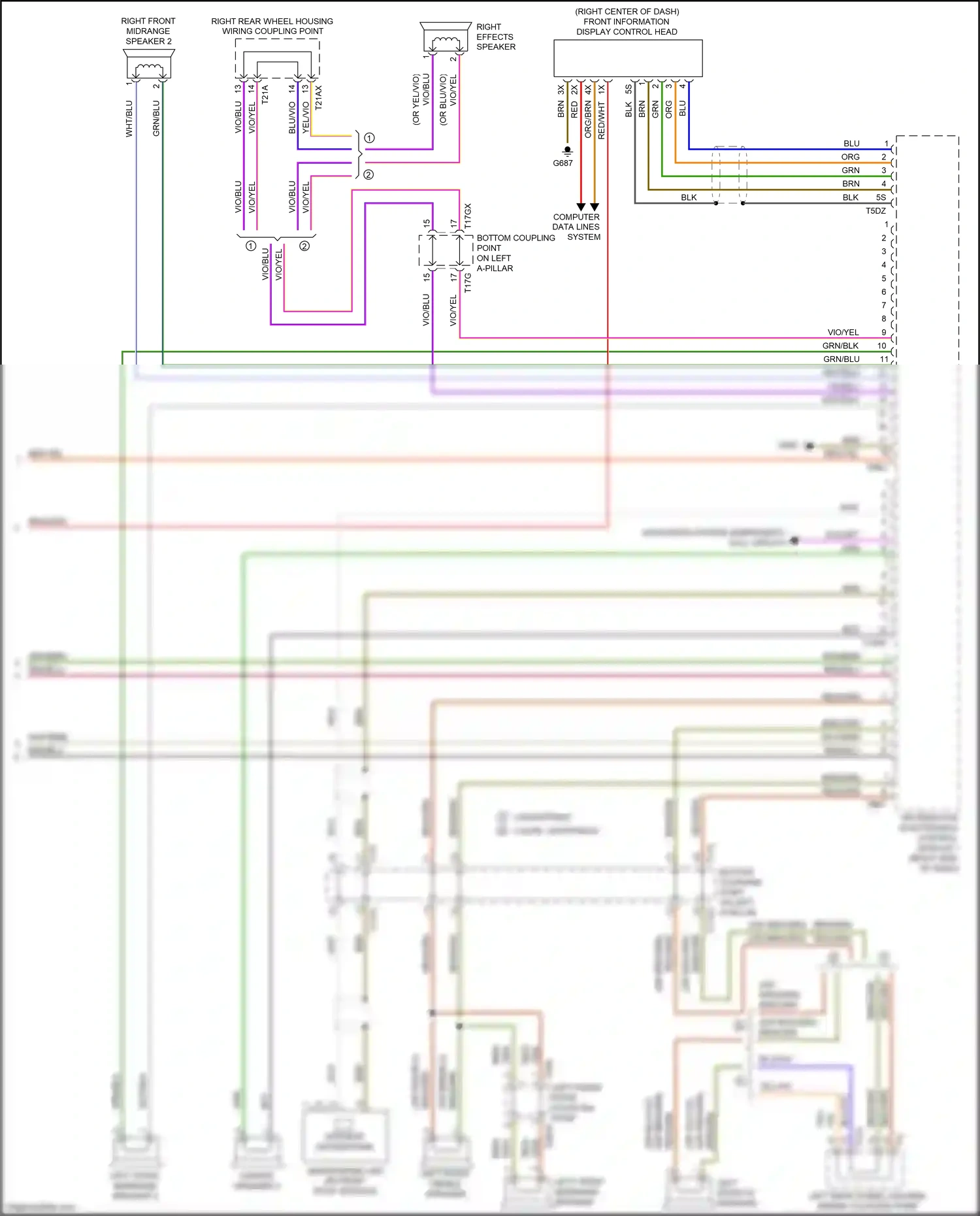 Wiring diagram brn for Audi S5 II facelift (2019-2024) (104 of 155)