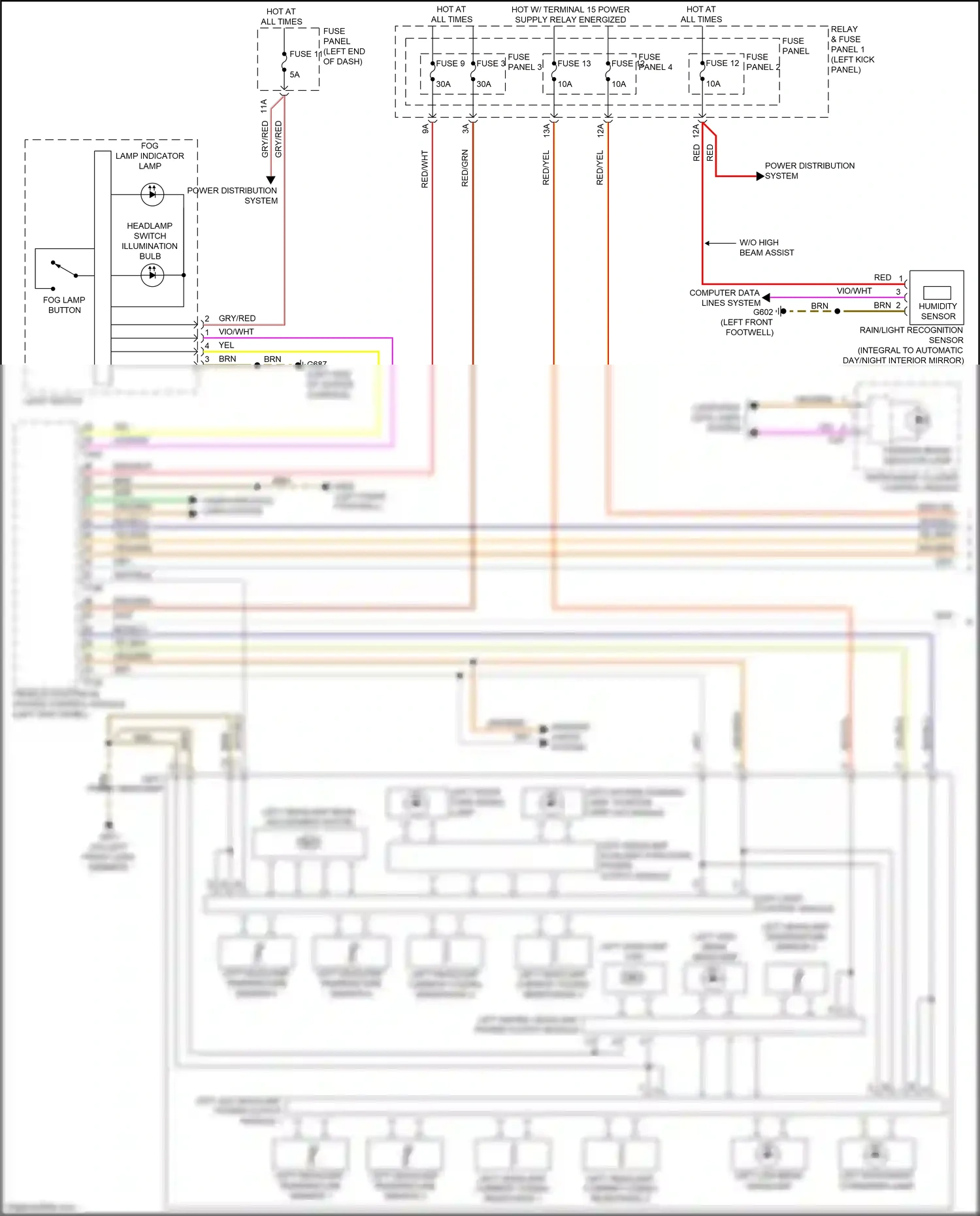 Wiring diagram fuse 3 for Audi S5 II facelift (2019-2024) (13 of 25)