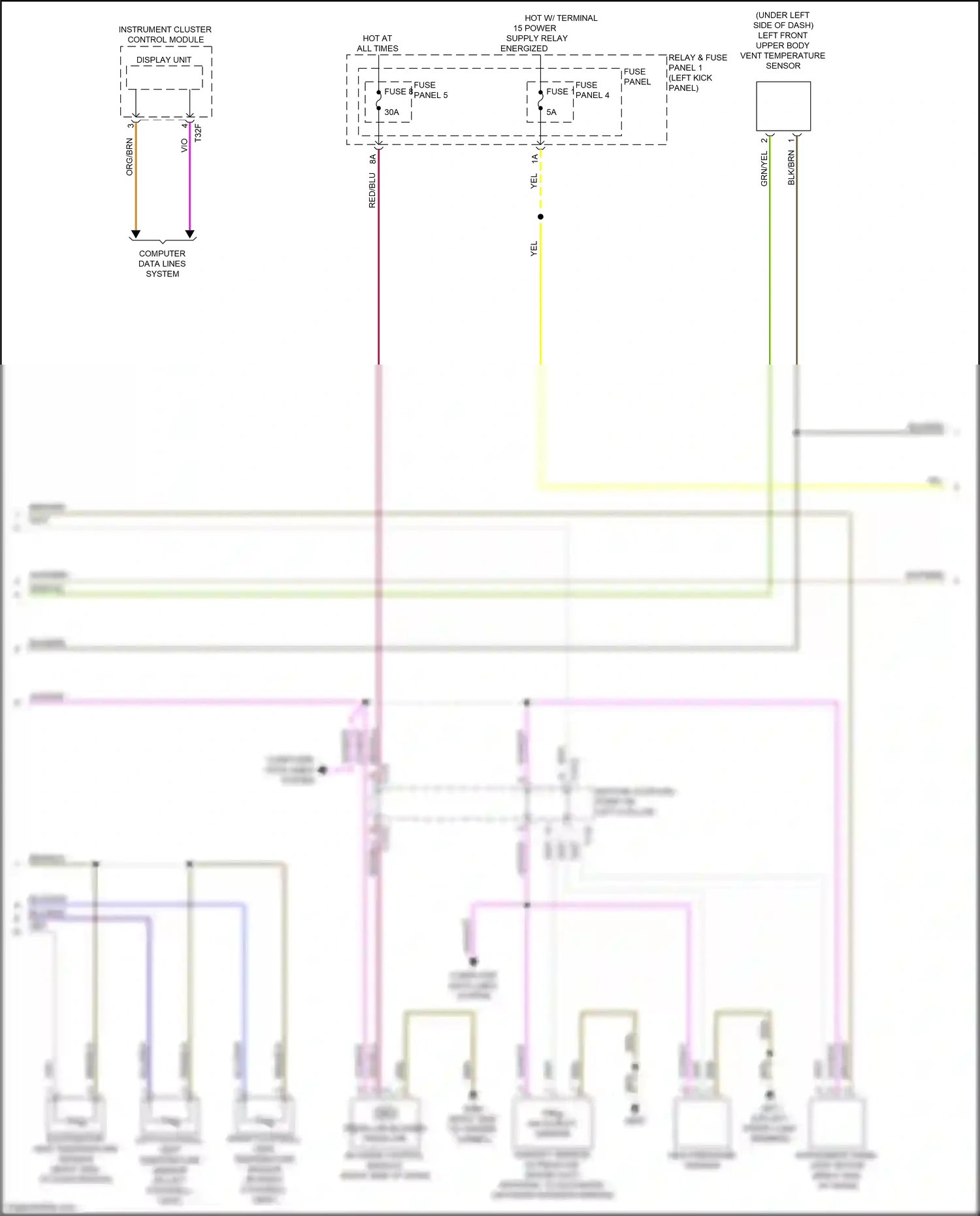 Wiring diagram fuse 8 for Audi S5 II facelift (2019-2024) (12 of 23)