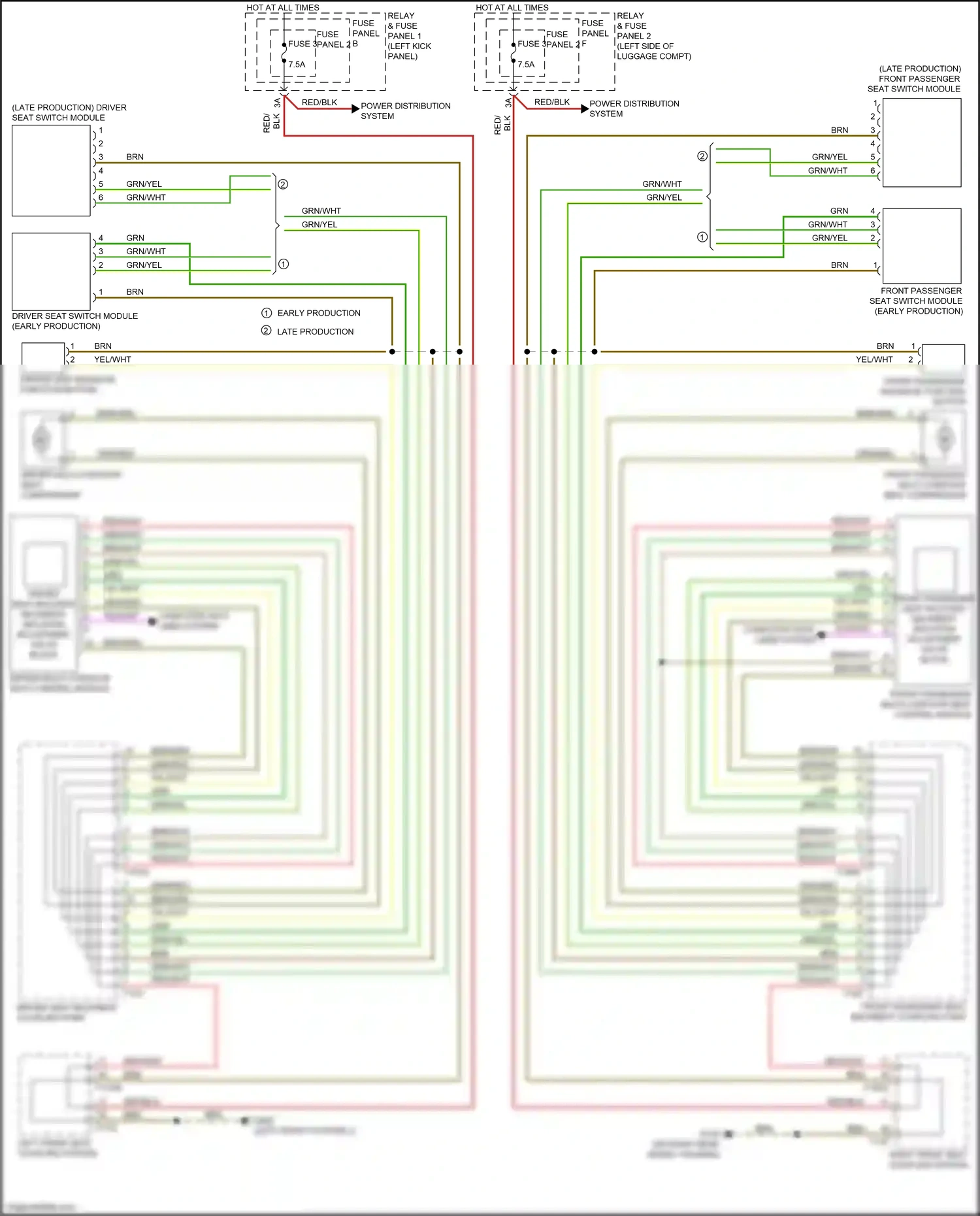 Wiring diagram fuse panel f for Audi S5 II facelift (2019-2024) (26 of 35)