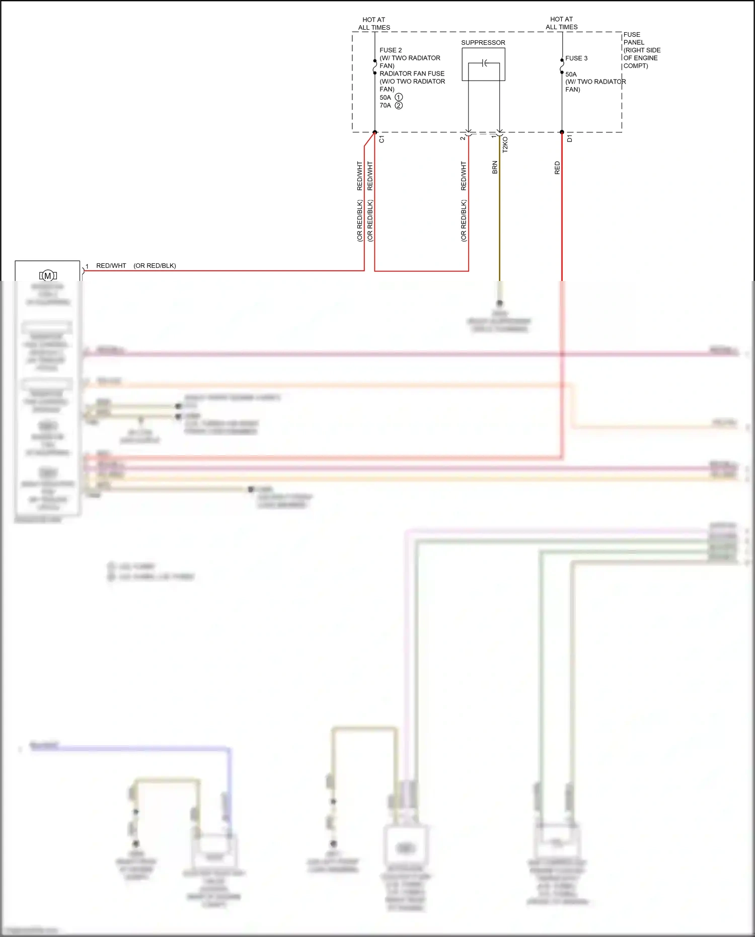 Wiring diagram map controlled engine cooling thermostat for Audi S5 II facelift (2019-2024) (1 of 4)