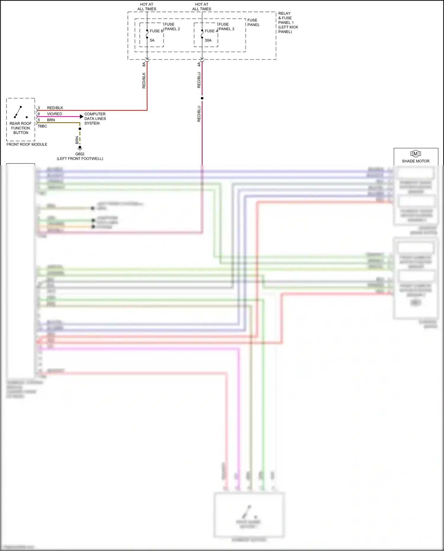 Wiring diagram red for Audi S5 II facelift (2019-2024) (50 of 86)