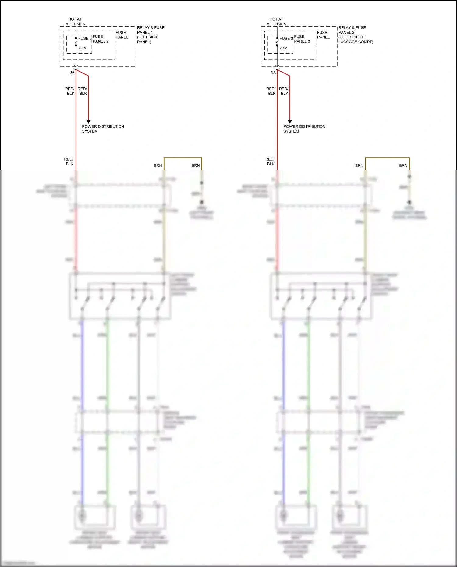 Wiring diagram red for Audi S5 II facelift (2019-2024) (65 of 86)